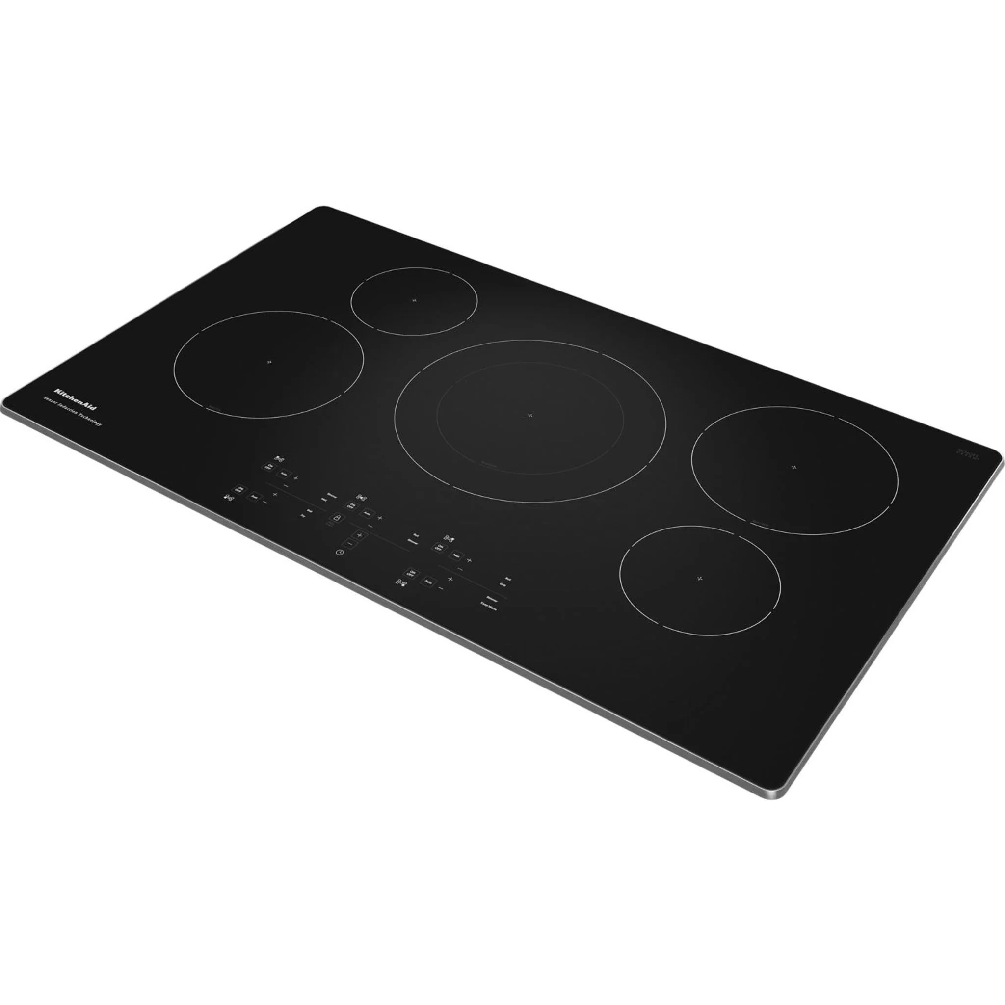 KitchenAid 36-Inch 5-Element Sensor Induction Cooktop -Stainless Steel (KCIG556JSS) - Image 2