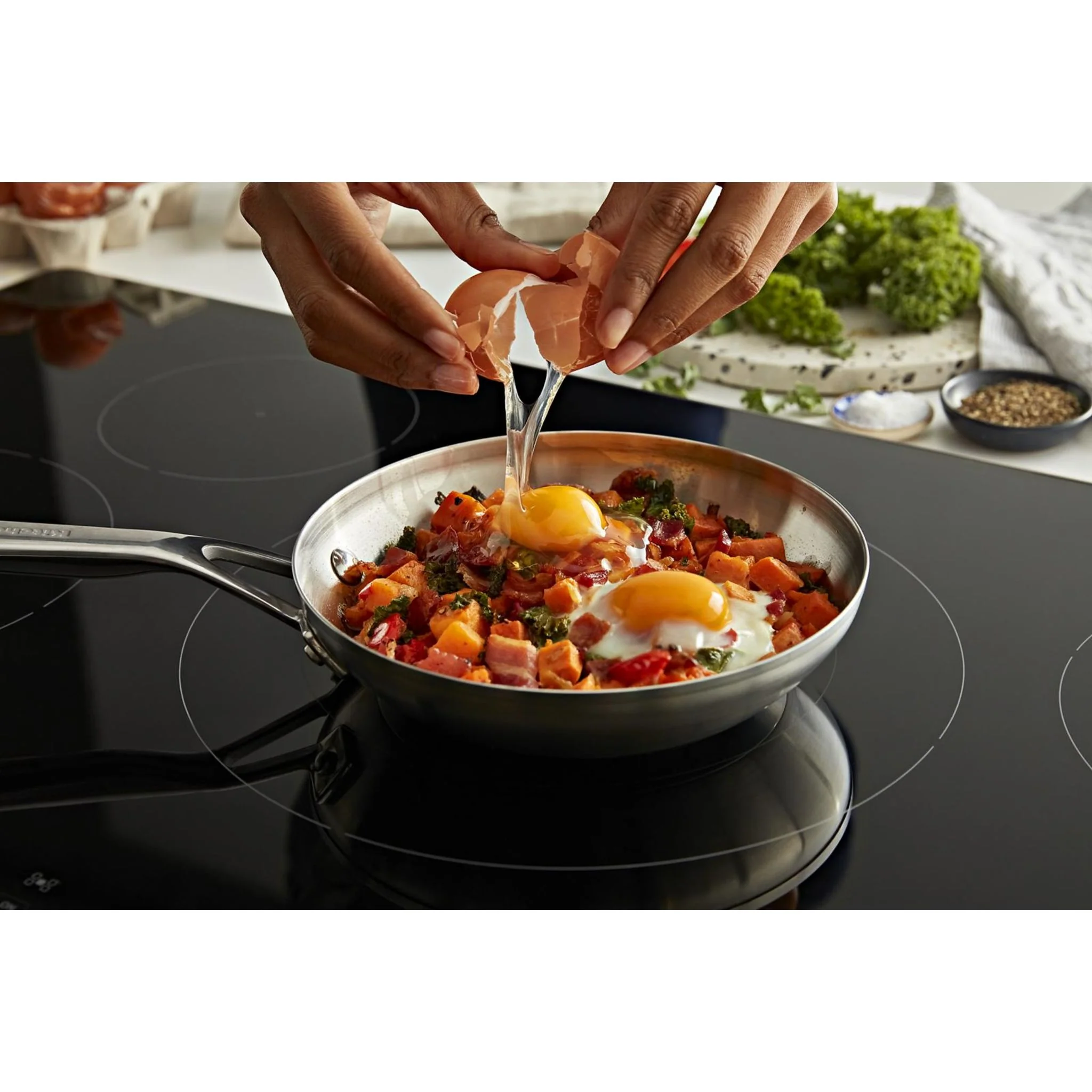 KitchenAid 36-Inch 5-Element Sensor Induction Cooktop -Stainless Steel (KCIG556JSS) - Image 21