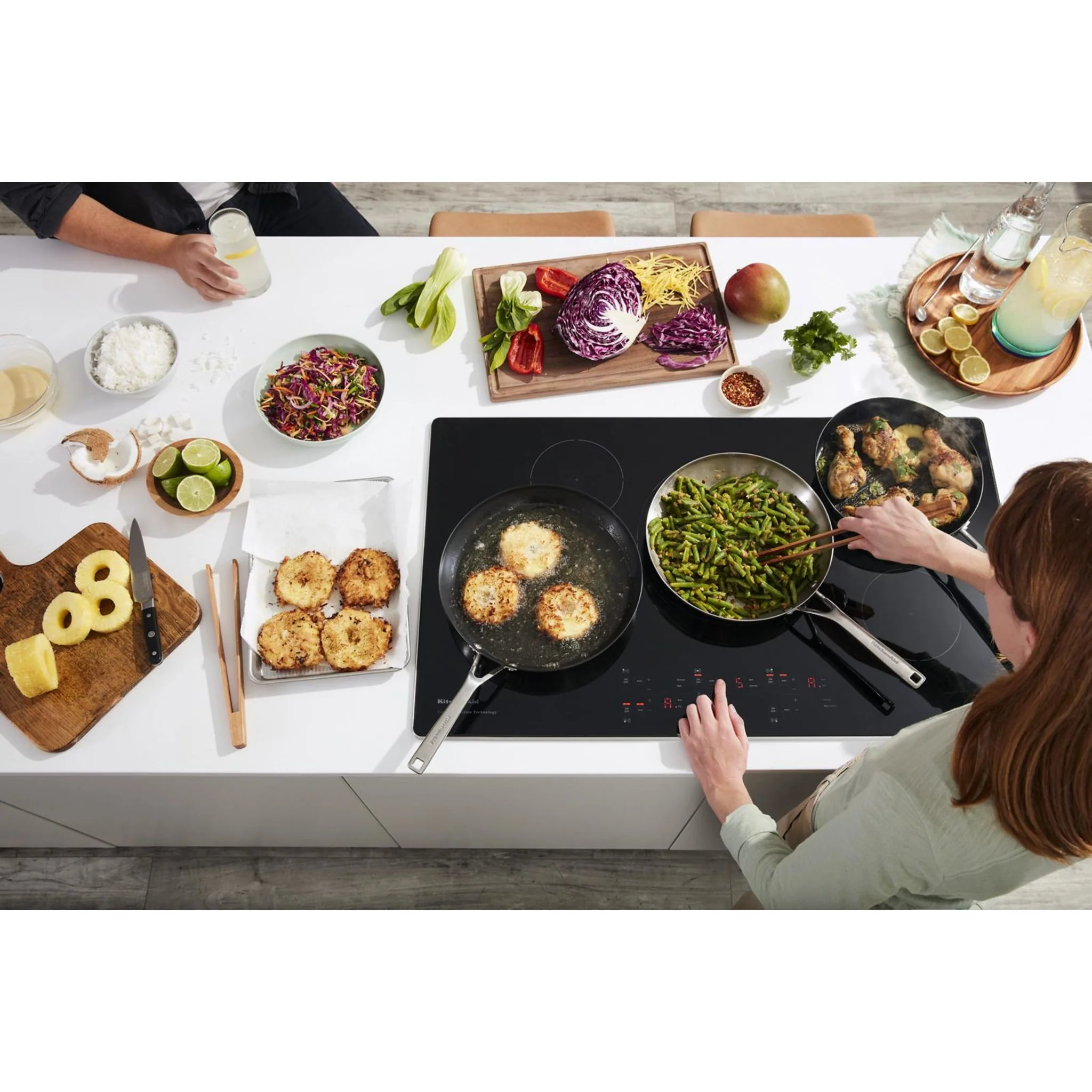 KitchenAid 36-Inch 5-Element Sensor Induction Cooktop -Stainless Steel (KCIG556JSS) - Image 8