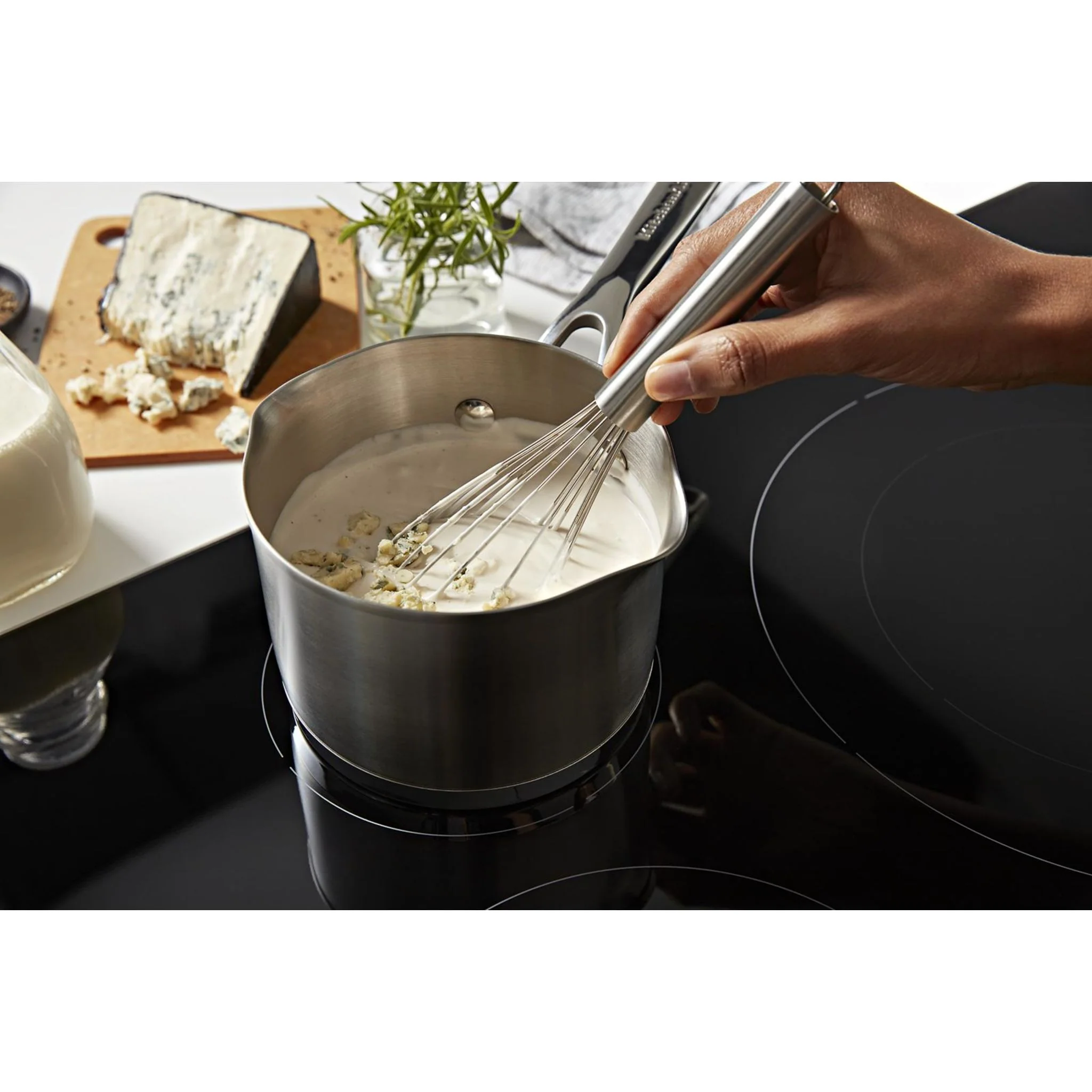 KitchenAid 36-Inch 5-Element Sensor Induction Cooktop -Stainless Steel (KCIG556JSS) - Image 9