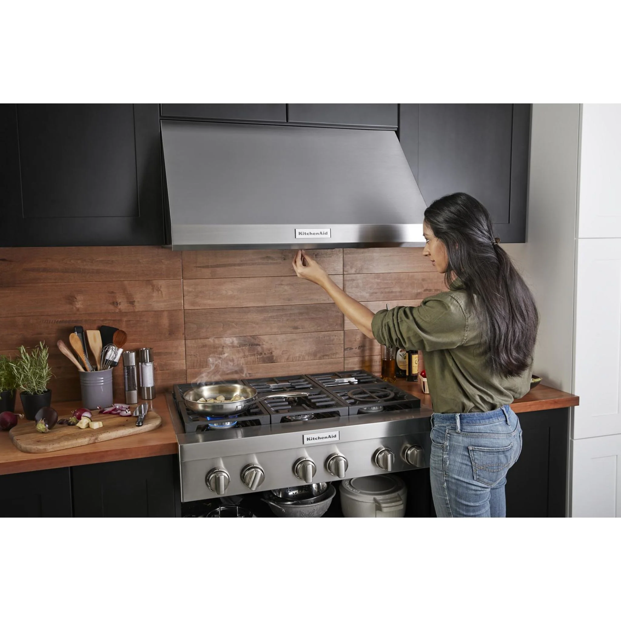 KitchenAid 36'' 6-Burner Commercial-Style Gas Rangetop -Stainless Steel (KCGC506JSS) - Image 10