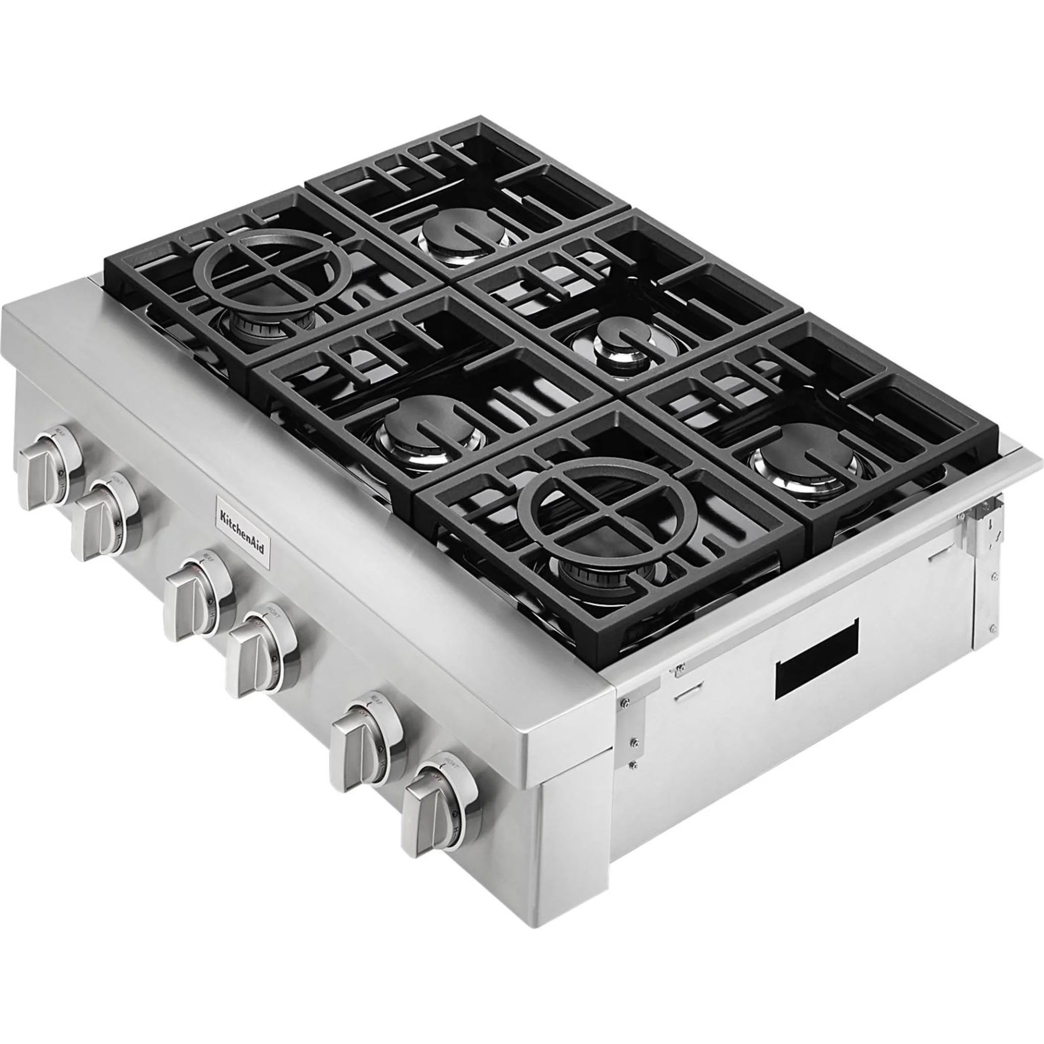 KitchenAid 36'' 6-Burner Commercial-Style Gas Rangetop -Stainless Steel (KCGC506JSS) - Image 24