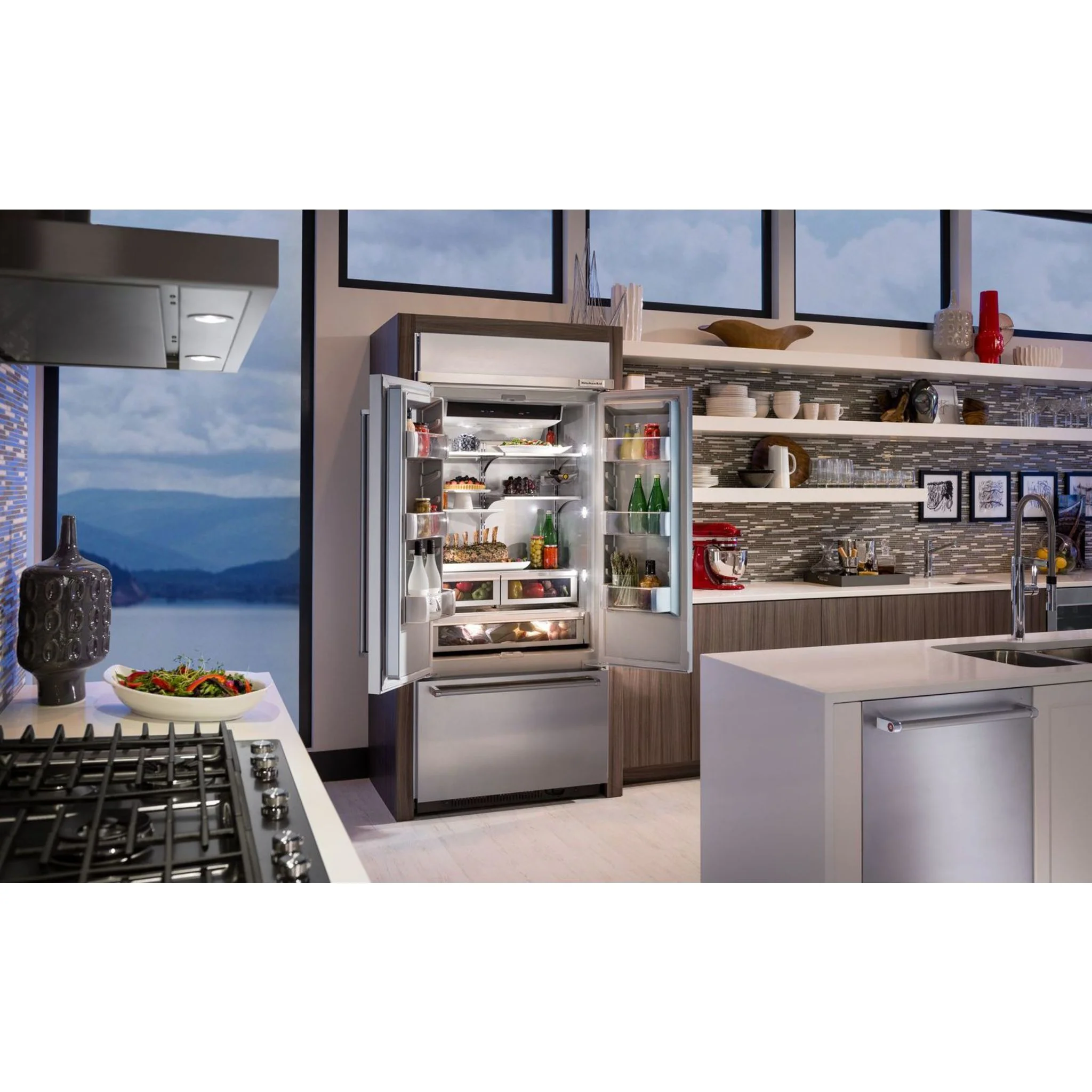 KitchenAid 36" 5-Burner Gas Cooktop with Griddle -Stainless Steel (KCGS956ESS) - Image 13