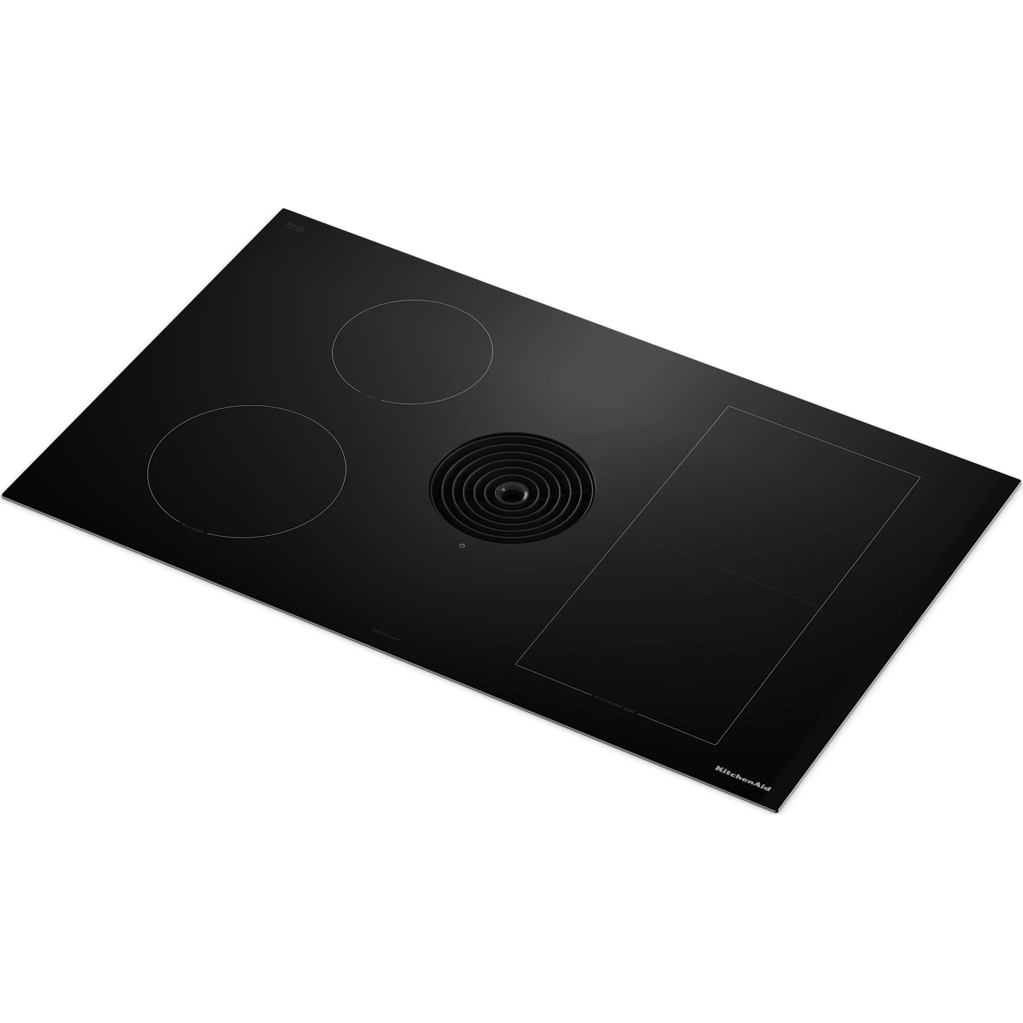 KitchenAid 36-inch NextGen Induction Downdraft Cooktop with Bridge XL Even-Heat Zone -Black (KCID936SBL) - Image 3