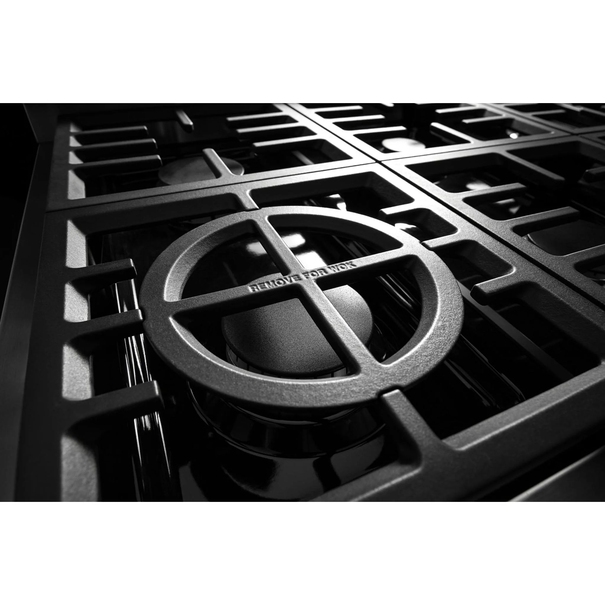 KitchenAid 48'' 6-Burner Commercial-Style Gas Rangetop with Griddle -Stainless Steel (KCGC558JSS) - Image 9