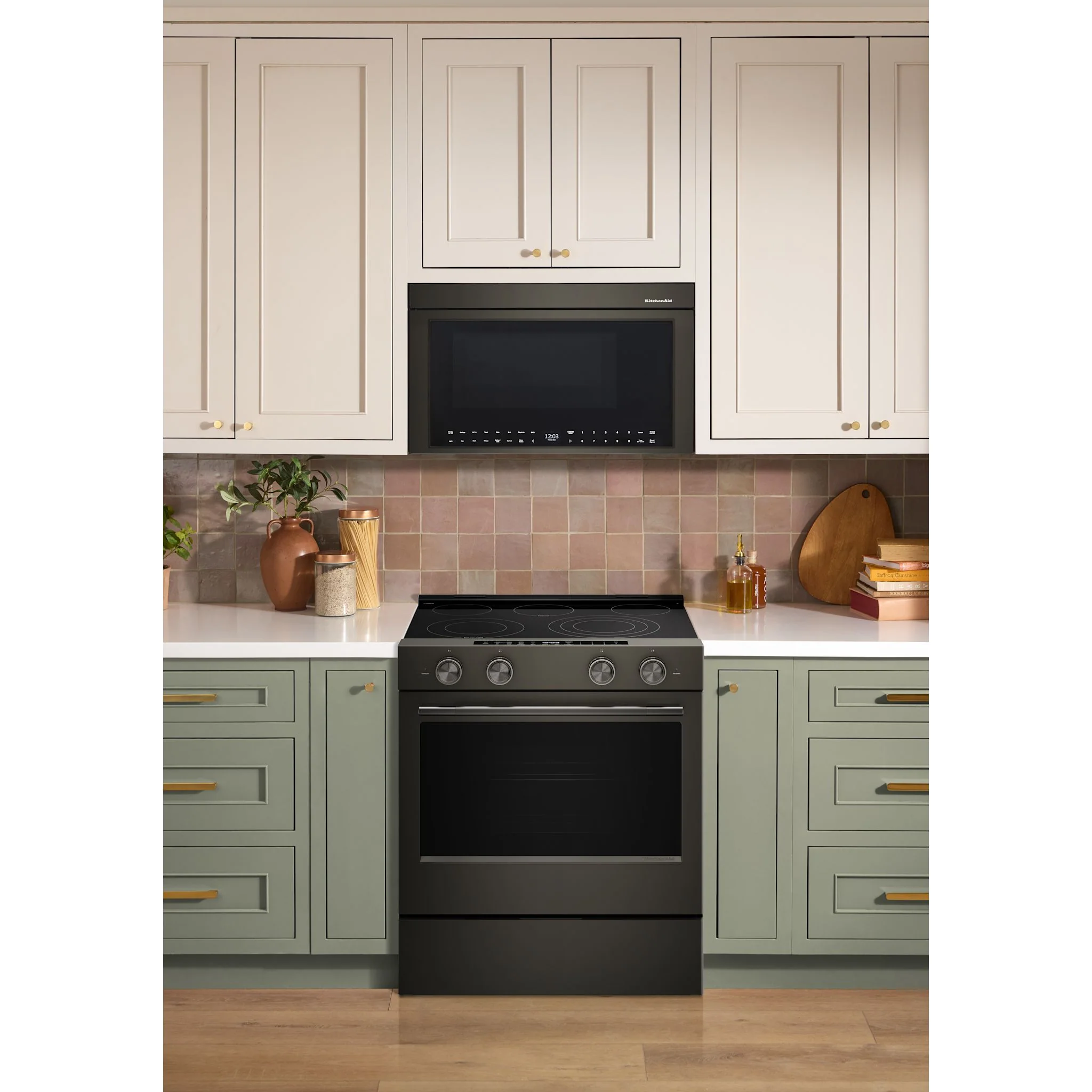KitchenAid 5.3 Cu. Ft. Slide-in Electric Range with Two Even-HeatHyper Elements and Convection Cooking Modes -Black Ore (YKSES530SBE) - Image 7