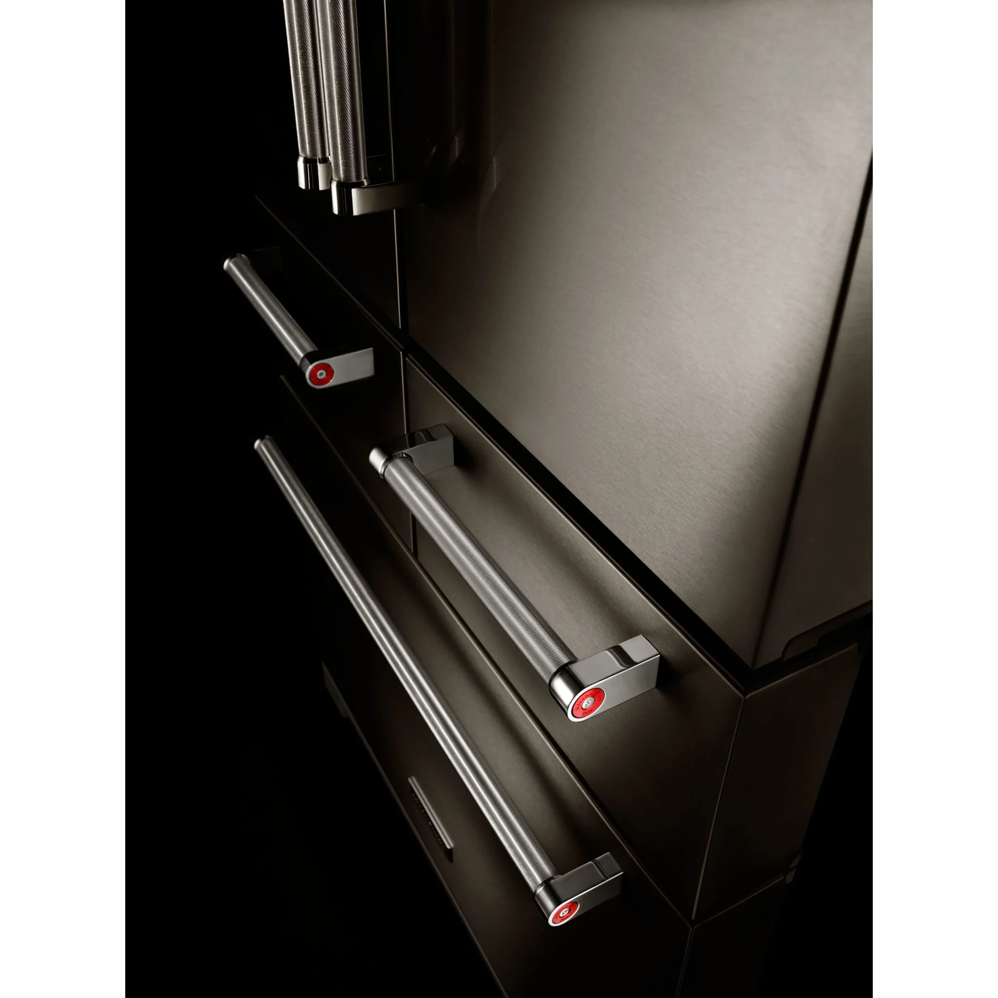 KitchenAid 25.8 Cu. Ft. 36" Multi-Door Freestanding Refrigerator with Platinum Interior Design and PrintShieldFinish -Black Stainless (KRMF706EBS) - Image 18