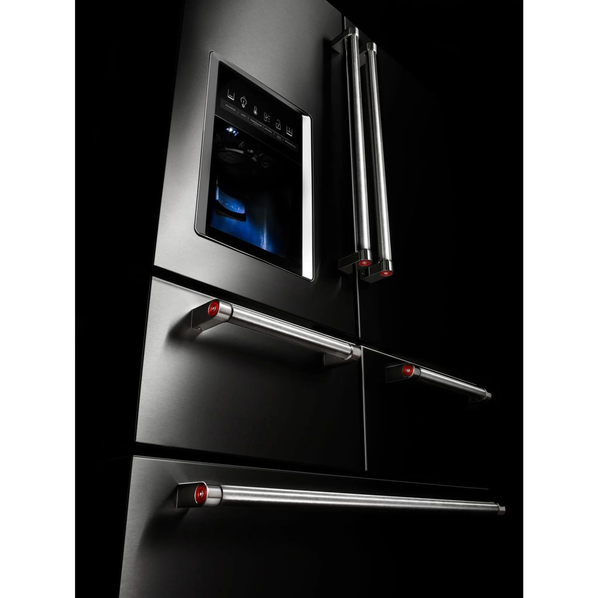 KitchenAid 25.8 Cu. Ft. 36" Multi-Door Freestanding Refrigerator with Platinum Interior Design -Stainless Steel (KRMF706ESS) - Image 13