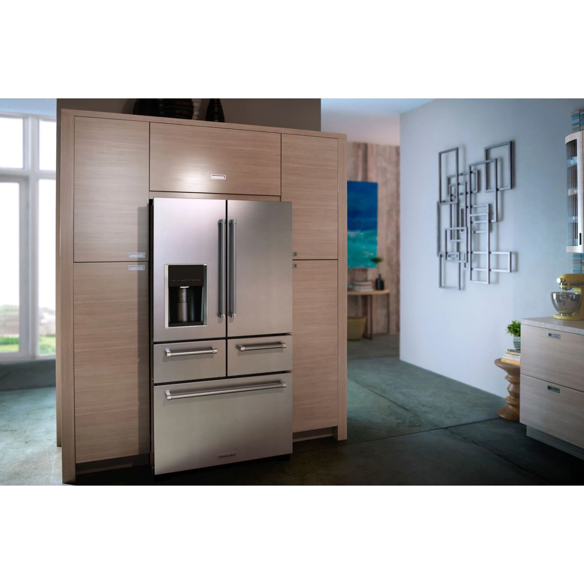 KitchenAid 25.8 Cu. Ft. 36" Multi-Door Freestanding Refrigerator with Platinum Interior Design -Stainless Steel (KRMF706ESS) - Image 23