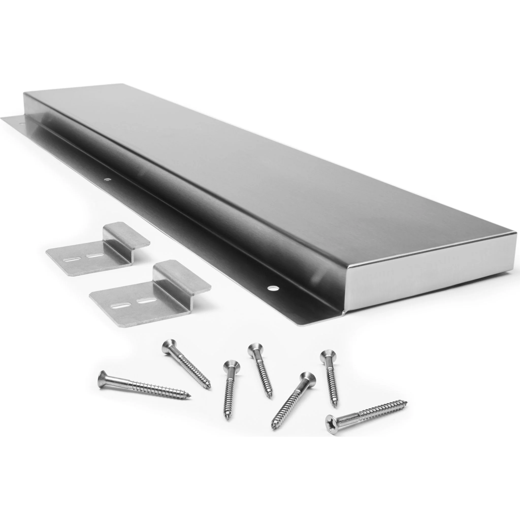 KitchenAid 6-Inch (15.2 cm ) Slide-in Range Backsplash, Stainless -Stainless Steel (W10655450)
