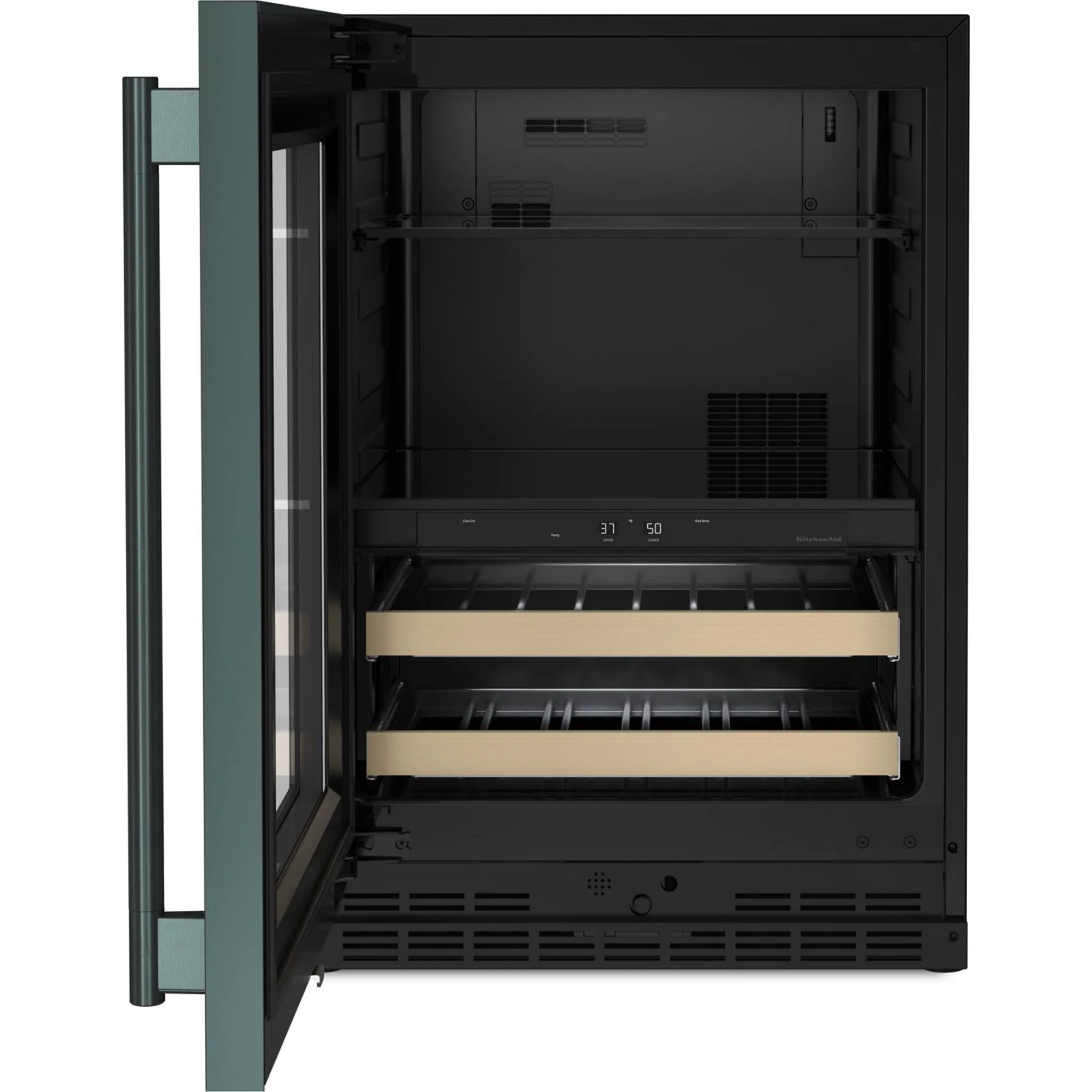 KitchenAid 24" Beverage Center with Glass Door and Wood-Front Racks - Juniper (KUBL524SJP) - Image 14