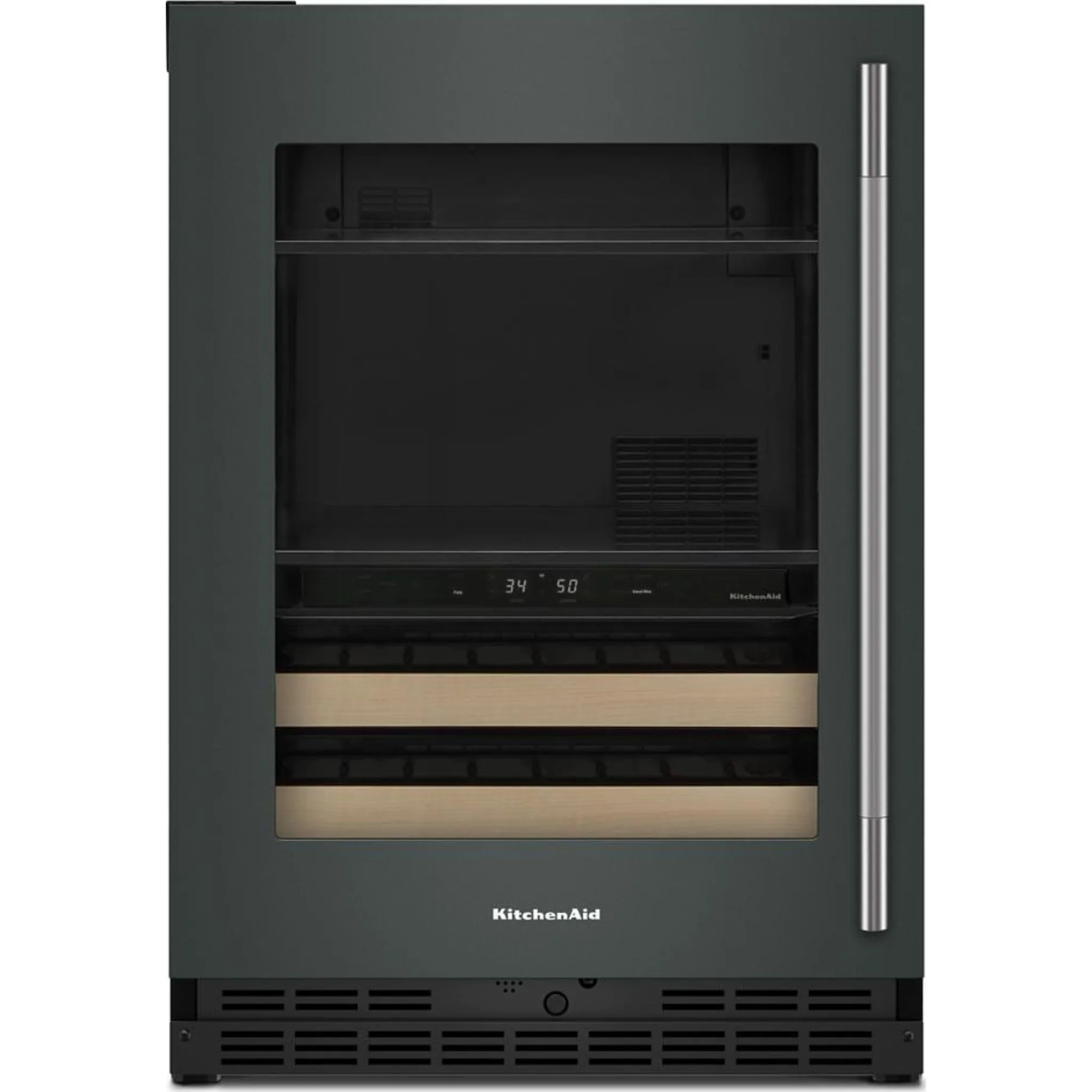 KitchenAid 24" Beverage Center with Glass Door and Wood-Front Racks - Juniper (KUBL524SJP) - Image 3