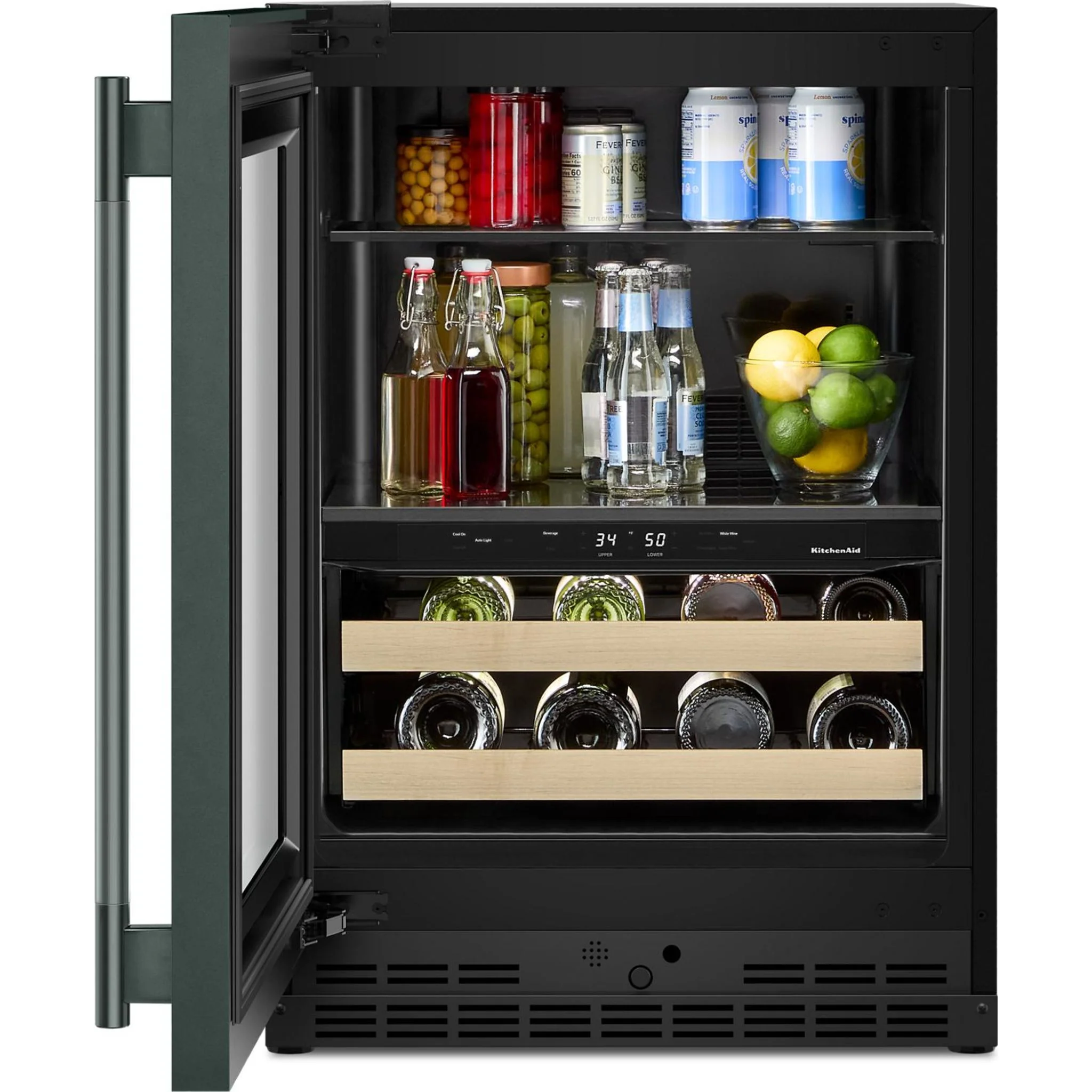 KitchenAid 24" Beverage Center with Glass Door and Wood-Front Racks - Juniper (KUBL524SJP) - Image 6