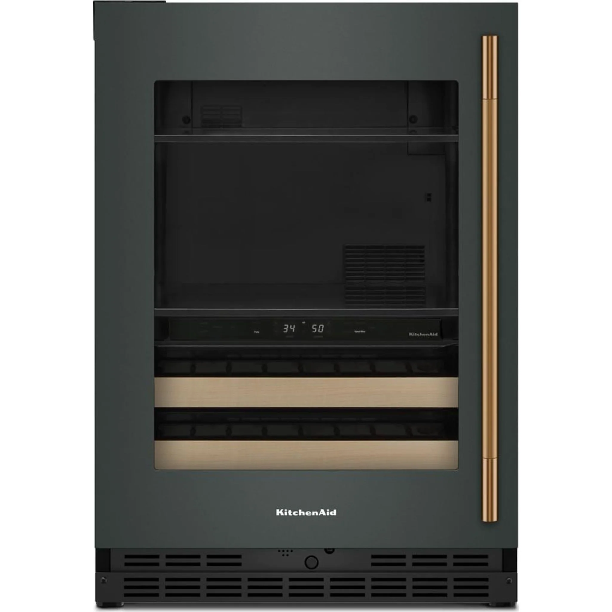 KitchenAid 24" Beverage Center with Glass Door and Wood-Front Racks - Juniper (KUBL524SJP) - Image 7