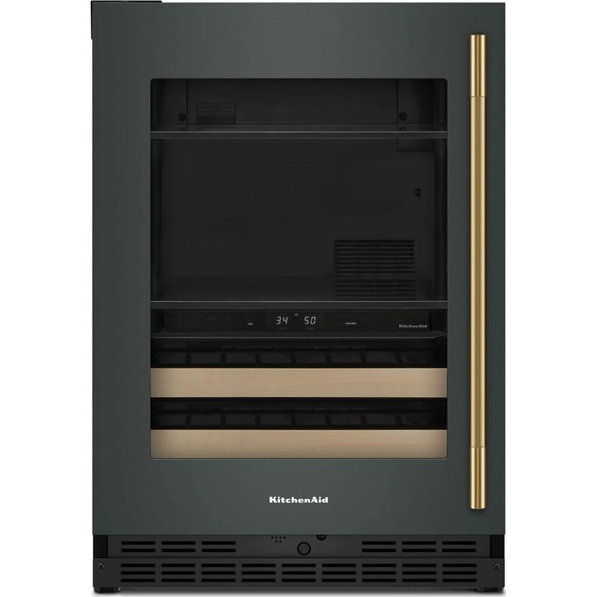 KitchenAid 24" Beverage Center with Glass Door and Wood-Front Racks - Juniper (KUBL524SJP) - Image 9