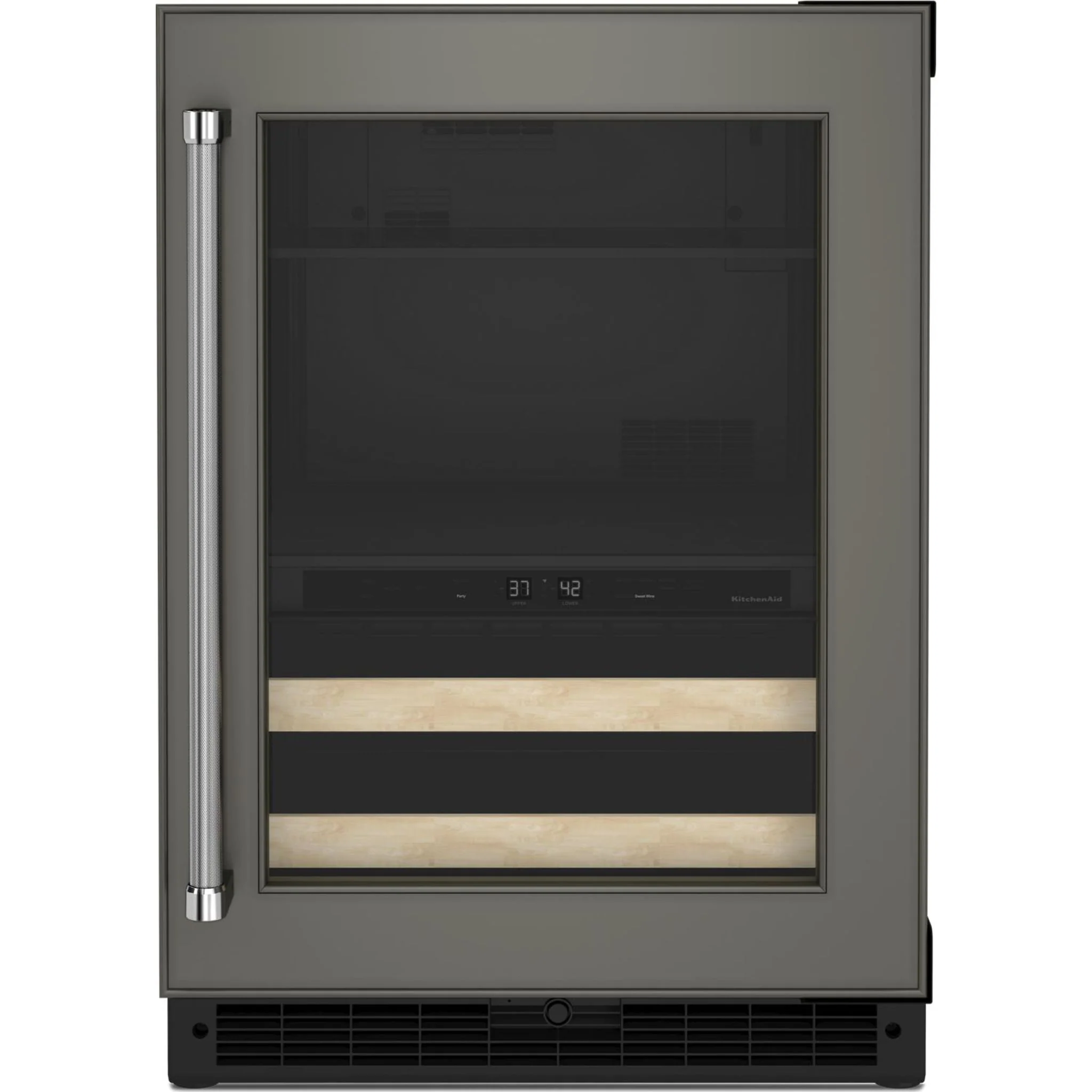 KitchenAid 24" Panel-Ready Beverage Center with Wood-Front Racks -Panel Ready (KUBR214KPA)