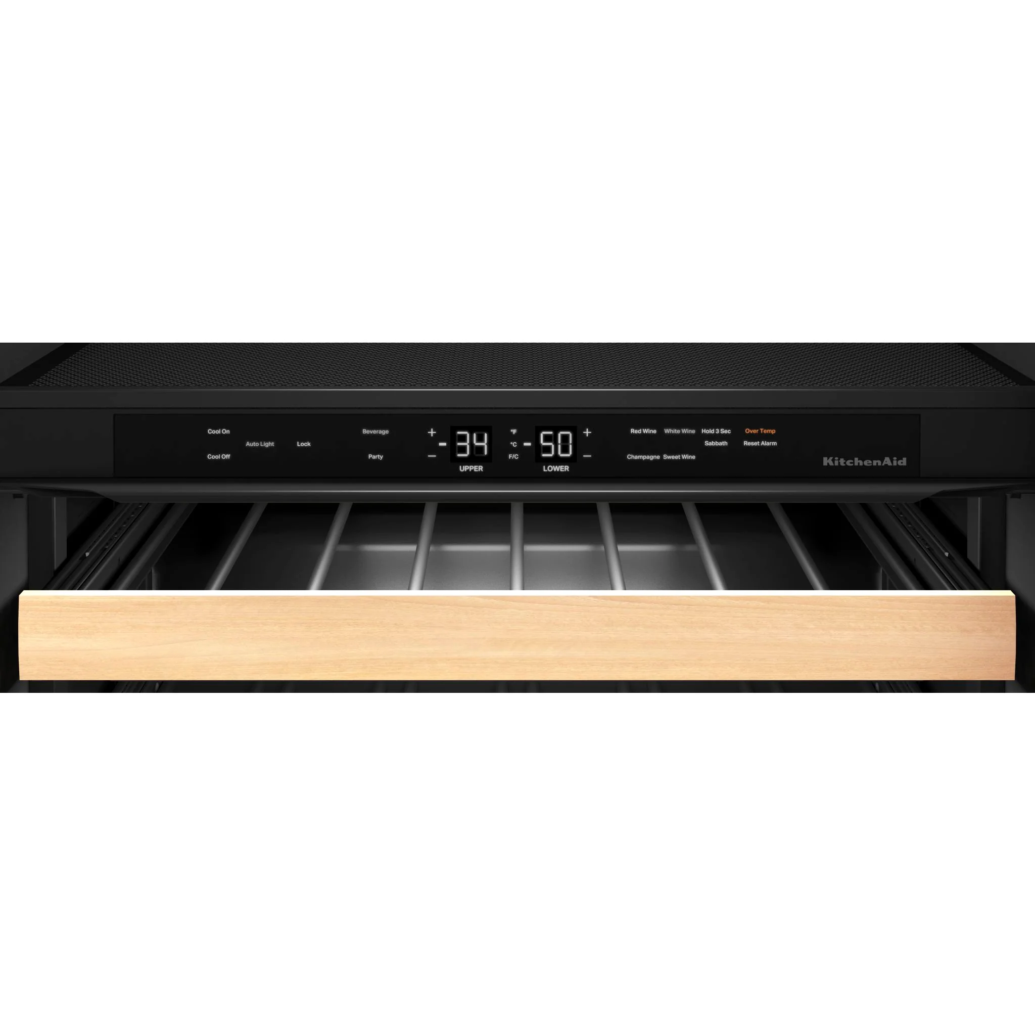 KitchenAid 24" Panel-Ready Beverage Center with Wood-Front Racks -Panel Ready (KUBR214KPA) - Image 4