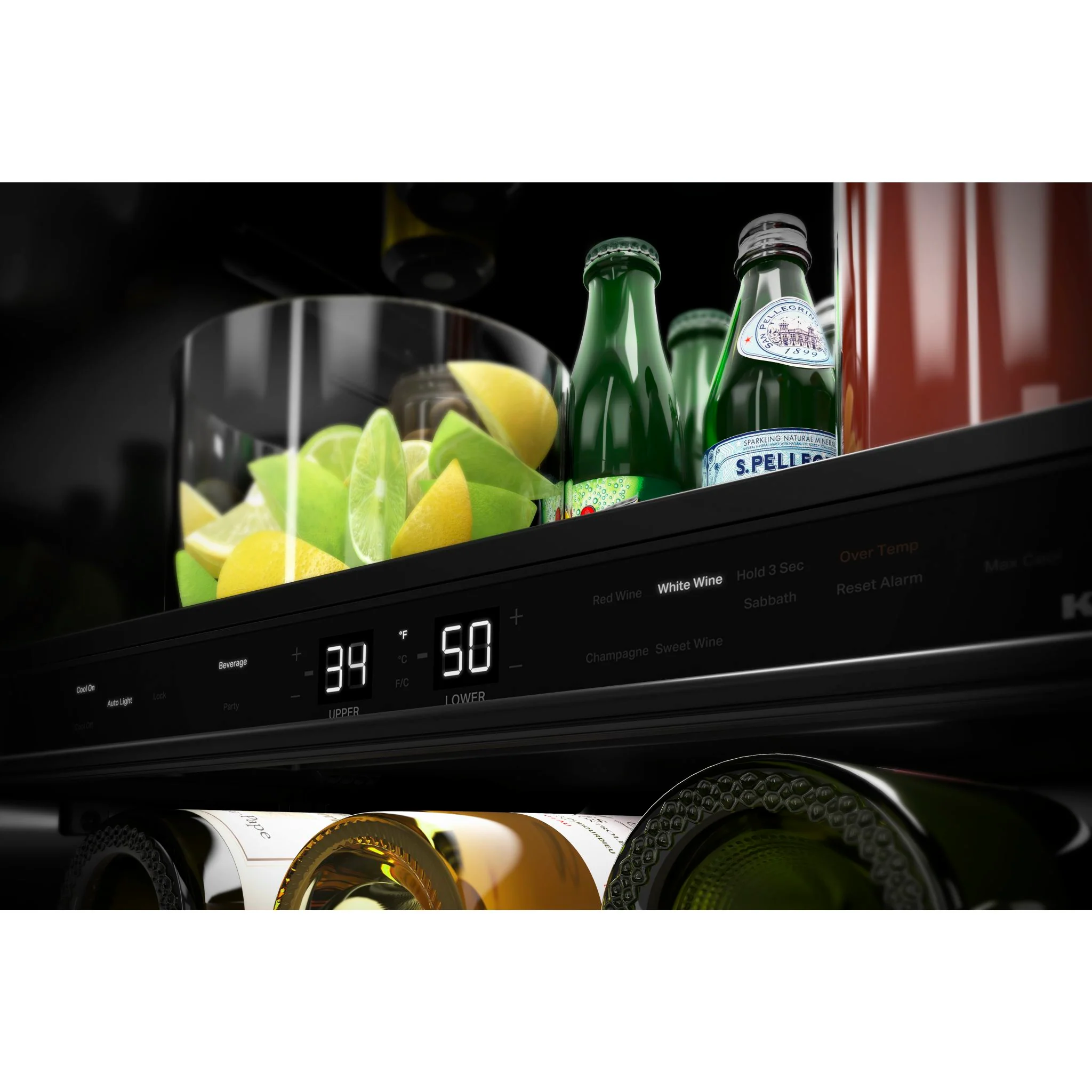 KitchenAid 24" Panel-Ready Beverage Center with Wood-Front Racks -Panel Ready (KUBR214KPA) - Image 9