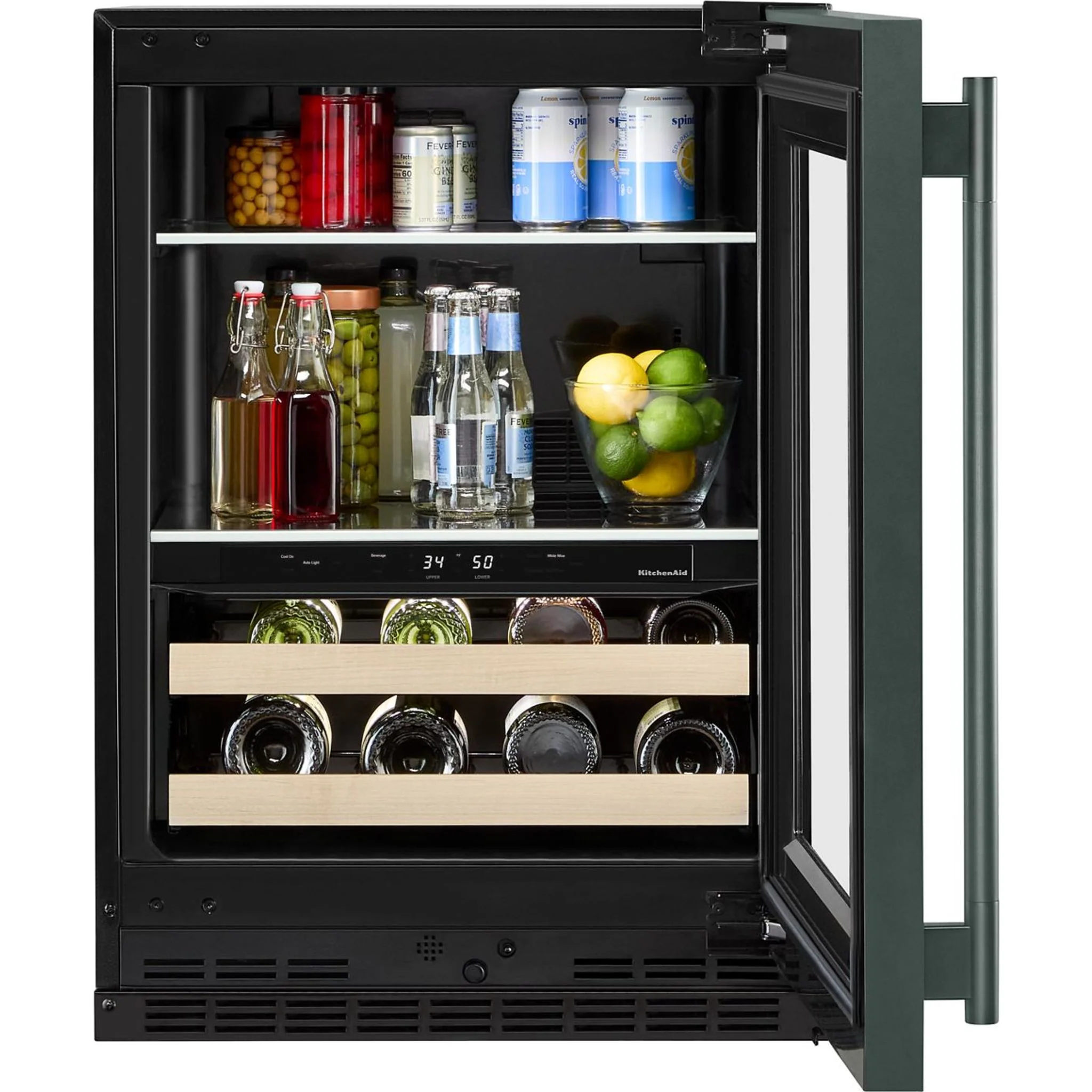 KitchenAid 24" Beverage Center with Glass Door and Wood-Front Racks - Juniper (KUBR524SJP) - Image 16