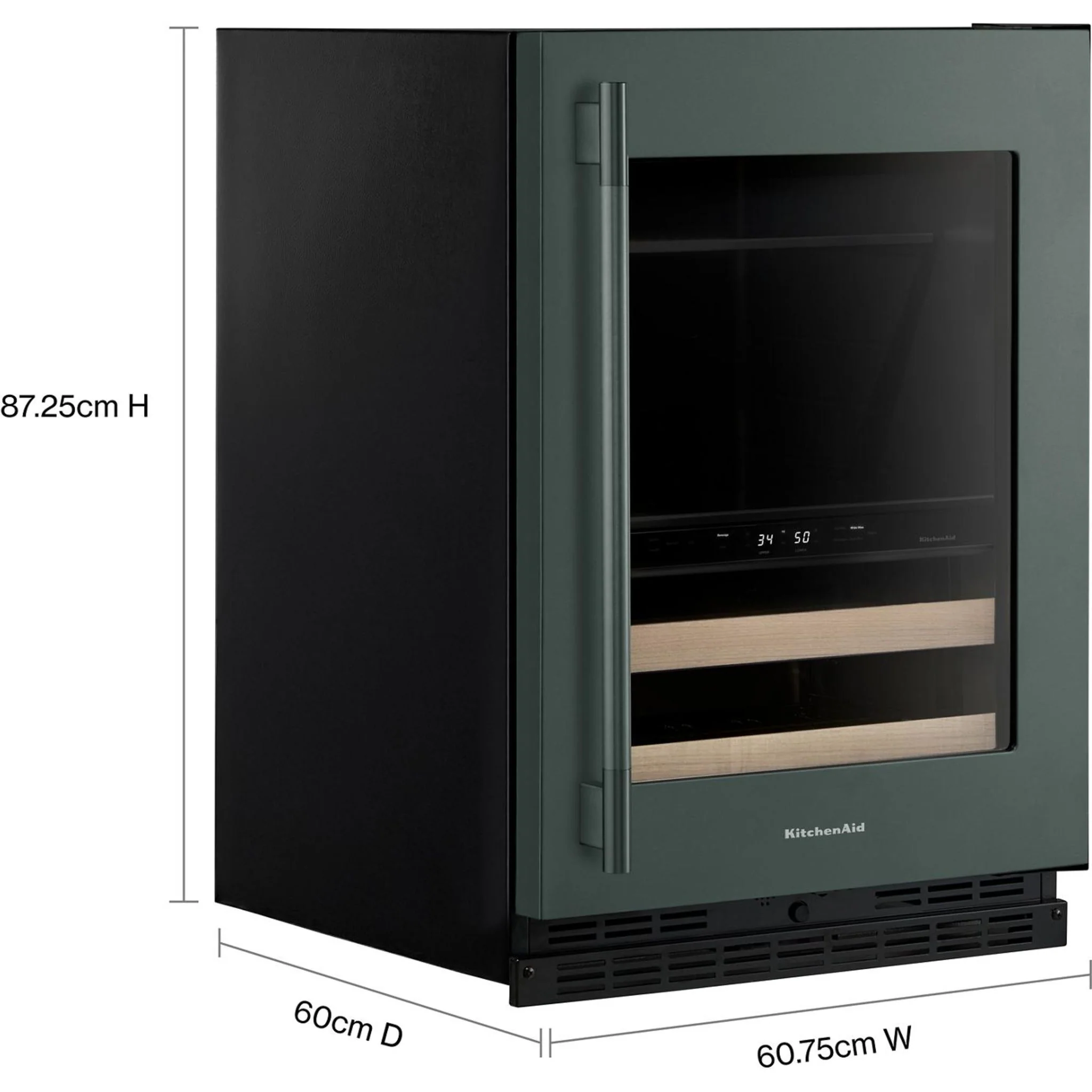 KitchenAid 24" Beverage Center with Glass Door and Wood-Front Racks - Juniper (KUBR524SJP) - Image 7