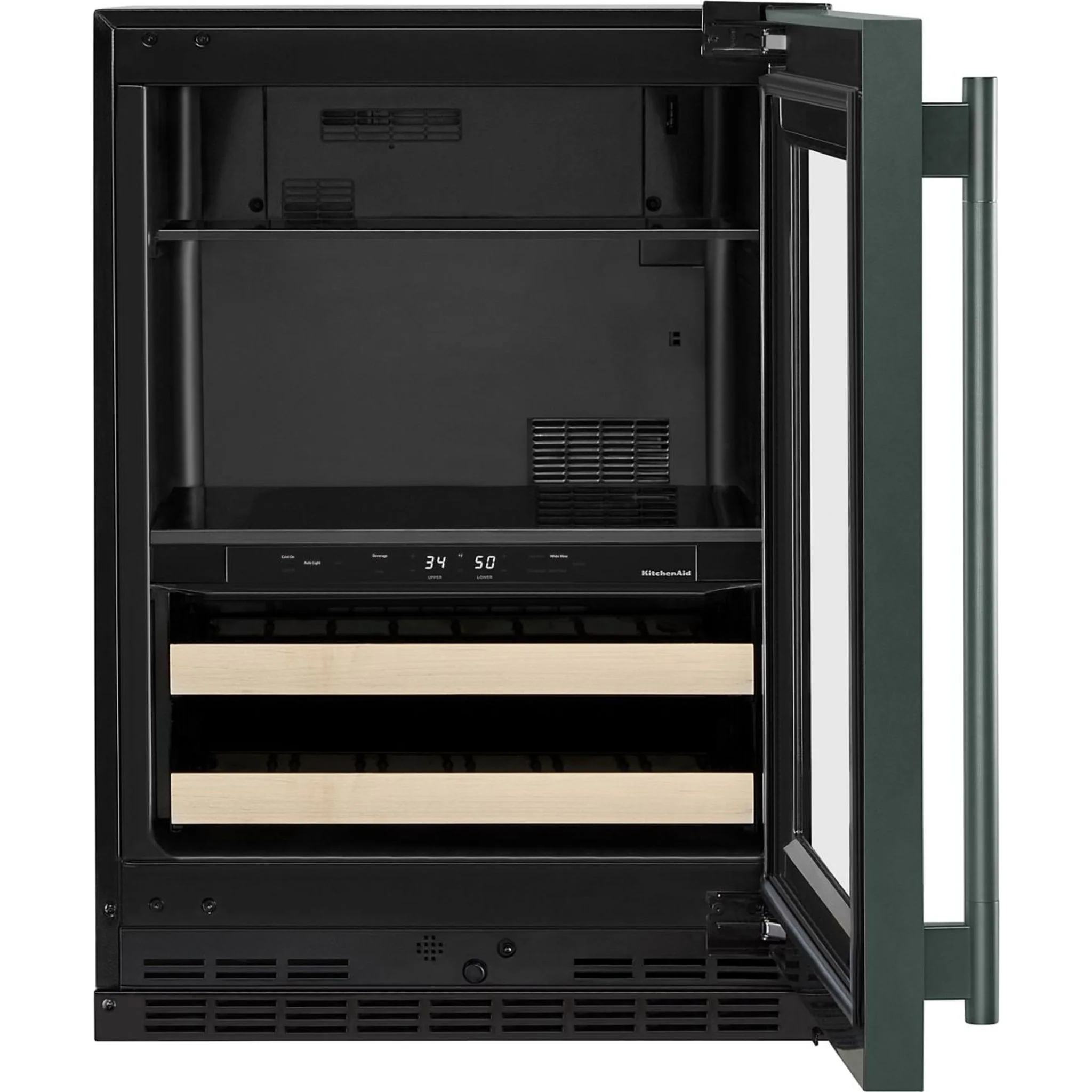 KitchenAid 24" Beverage Center with Glass Door and Wood-Front Racks - Juniper (KUBR524SJP) - Image 8