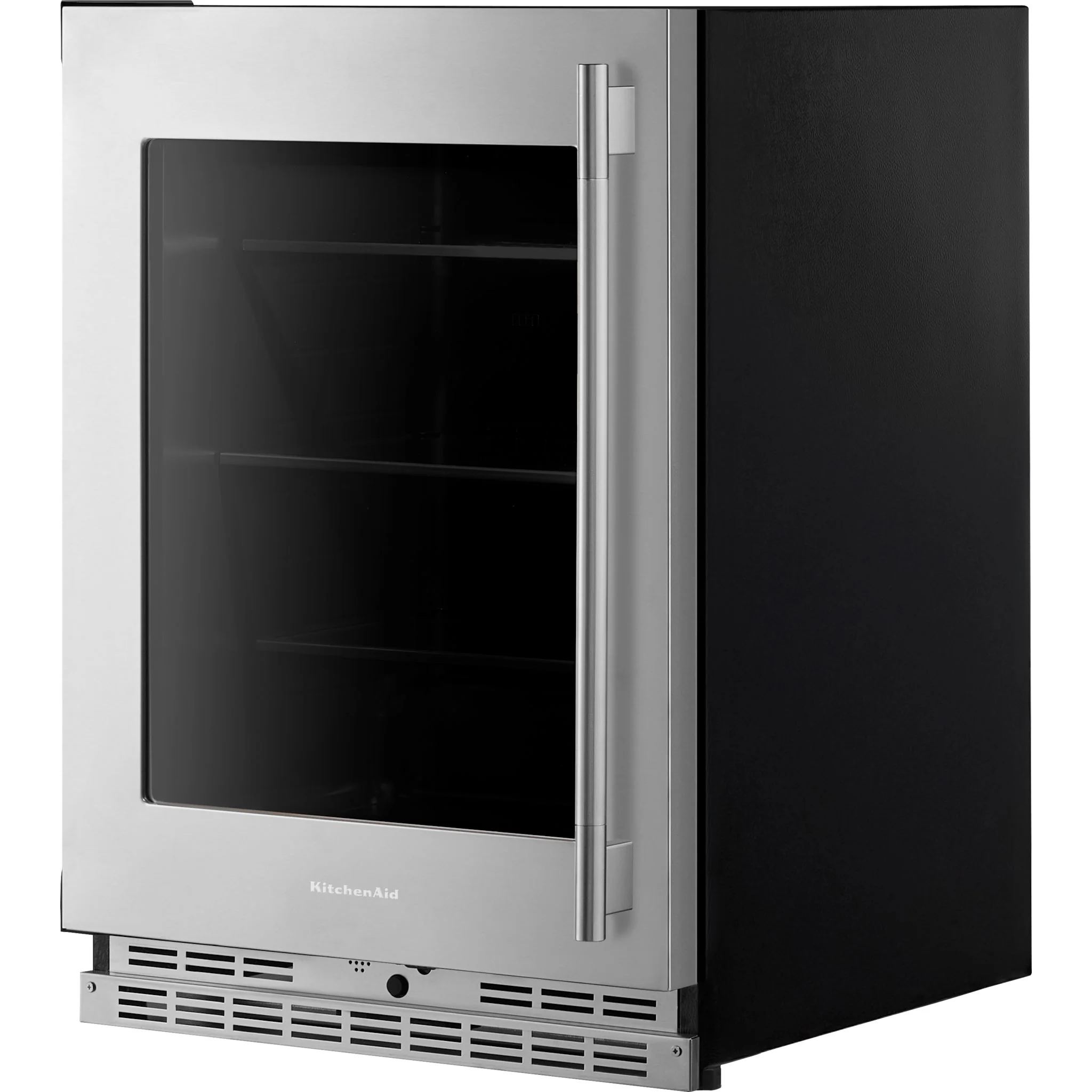 KitchenAid 24" Undercounter Refrigerator with Glass Door and Shelves with Metallic Accents - PrintShield™ Stainless Finish (KURL524SPS) - Image 3