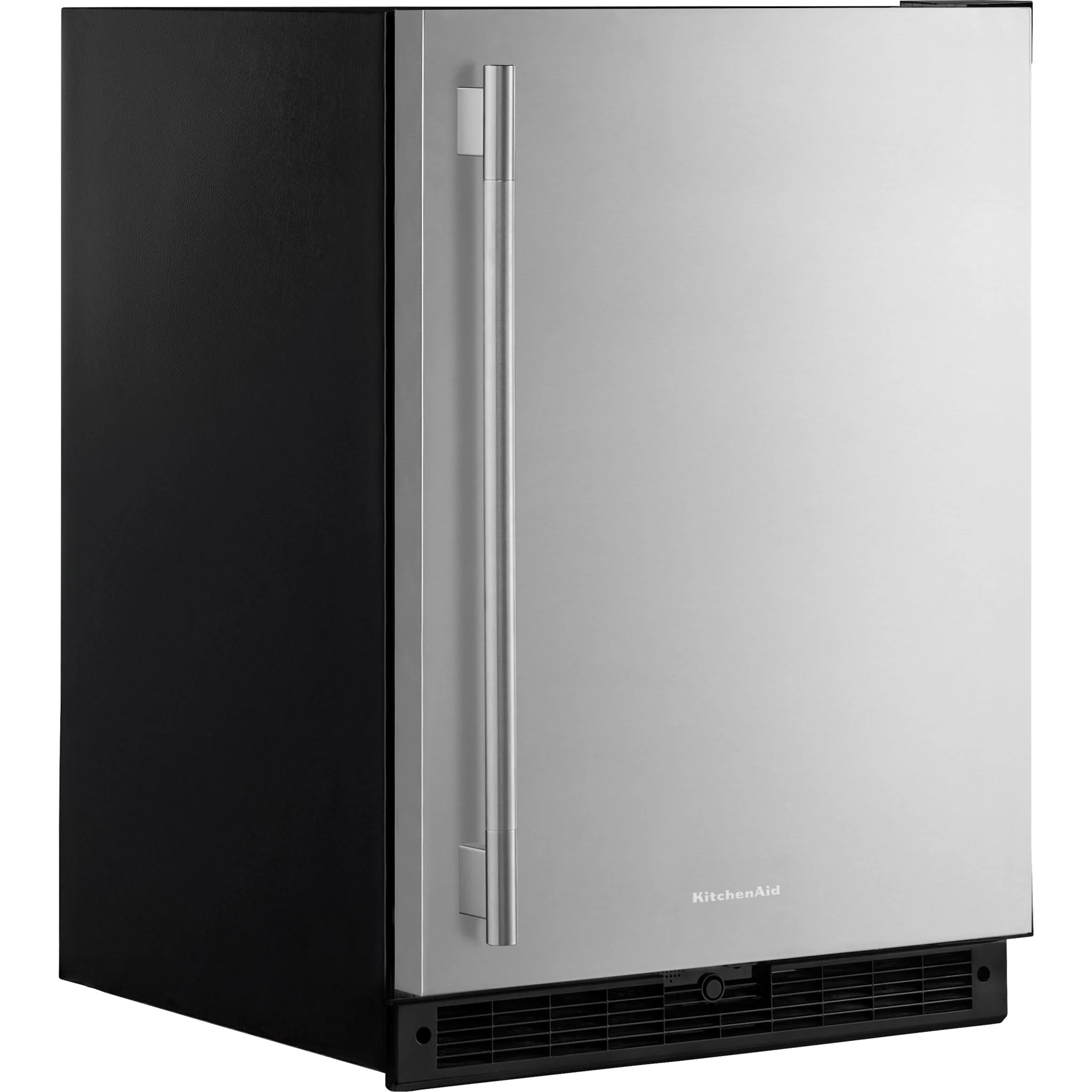 KitchenAid Beverage Cooler (KURR124SSB) - Black Cabinet/Stainless Doors - Image 3