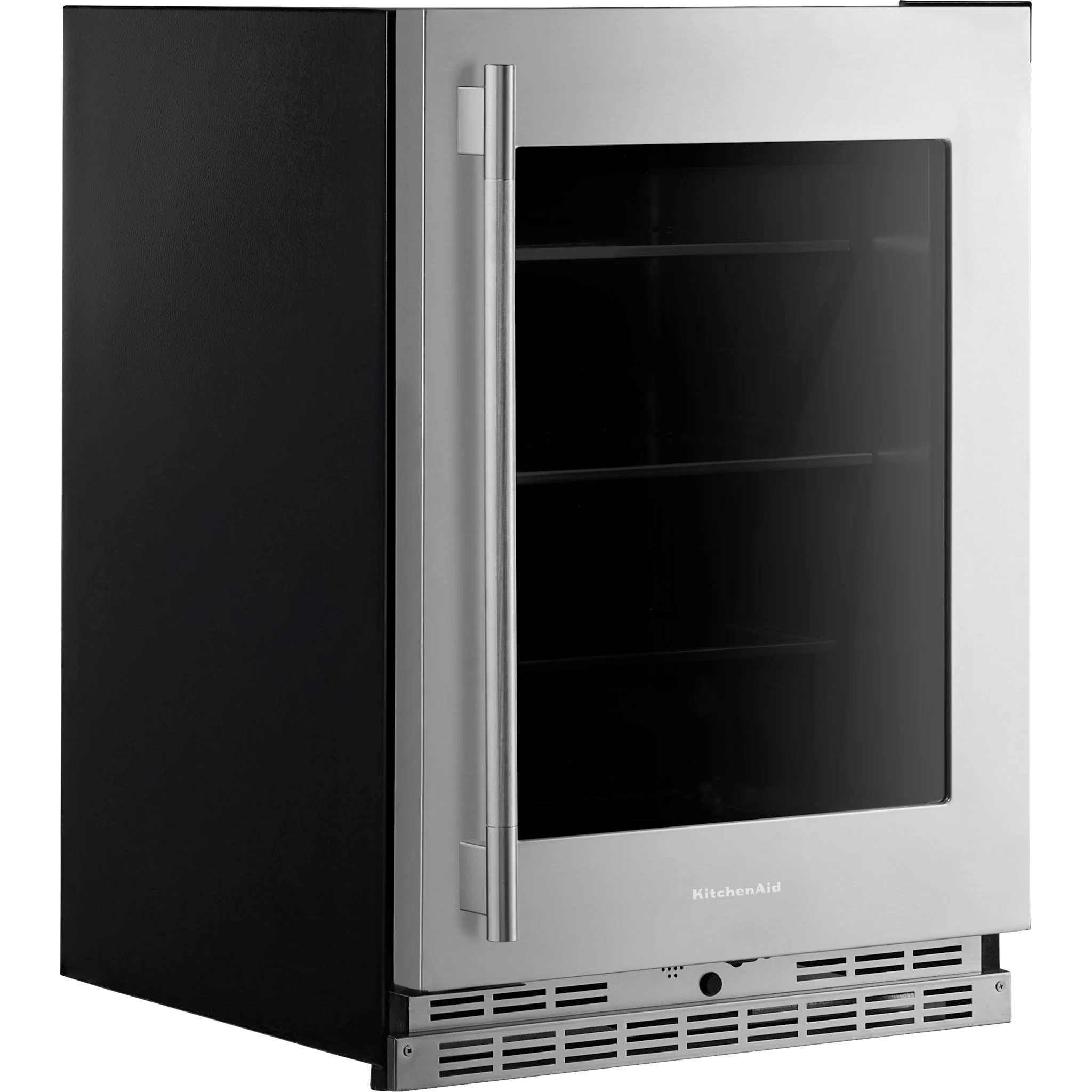 KitchenAid 24" Undercounter Refrigerator with Glass Door and Shelves with Metallic Accents - PrintShield™ Stainless Finish (KURR524SPS) - Image 5