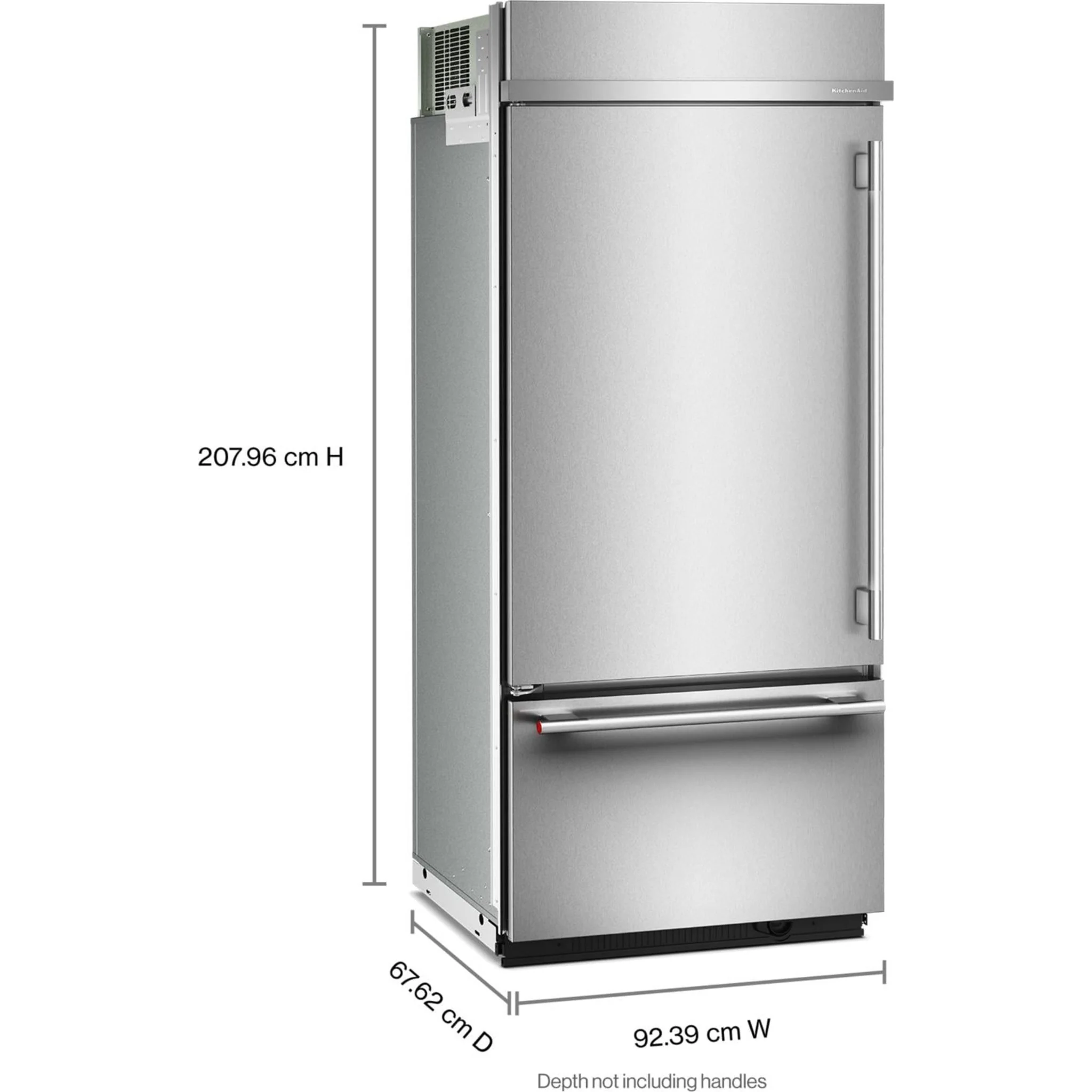 KitchenAid 20.8 Cu. Ft. 36" Built-In Bottom Mount Refrigerator with Platinum Interior -Stainless Steel with PrintShield™ Finish (KBBL336SPS) - Image 18