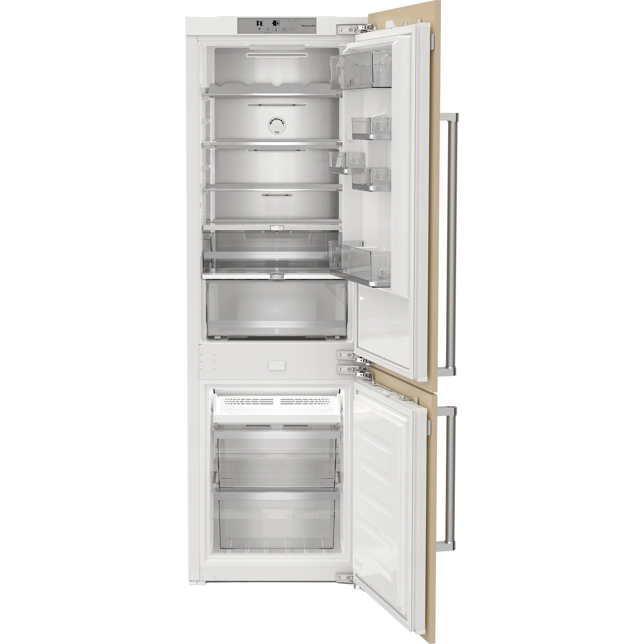 KitchenAid 8.84 Cu. Ft. 22" Built-In Panel-Ready Bottom Mount Refrigerator -Panel Ready (KBBX102MPA) - Image 4