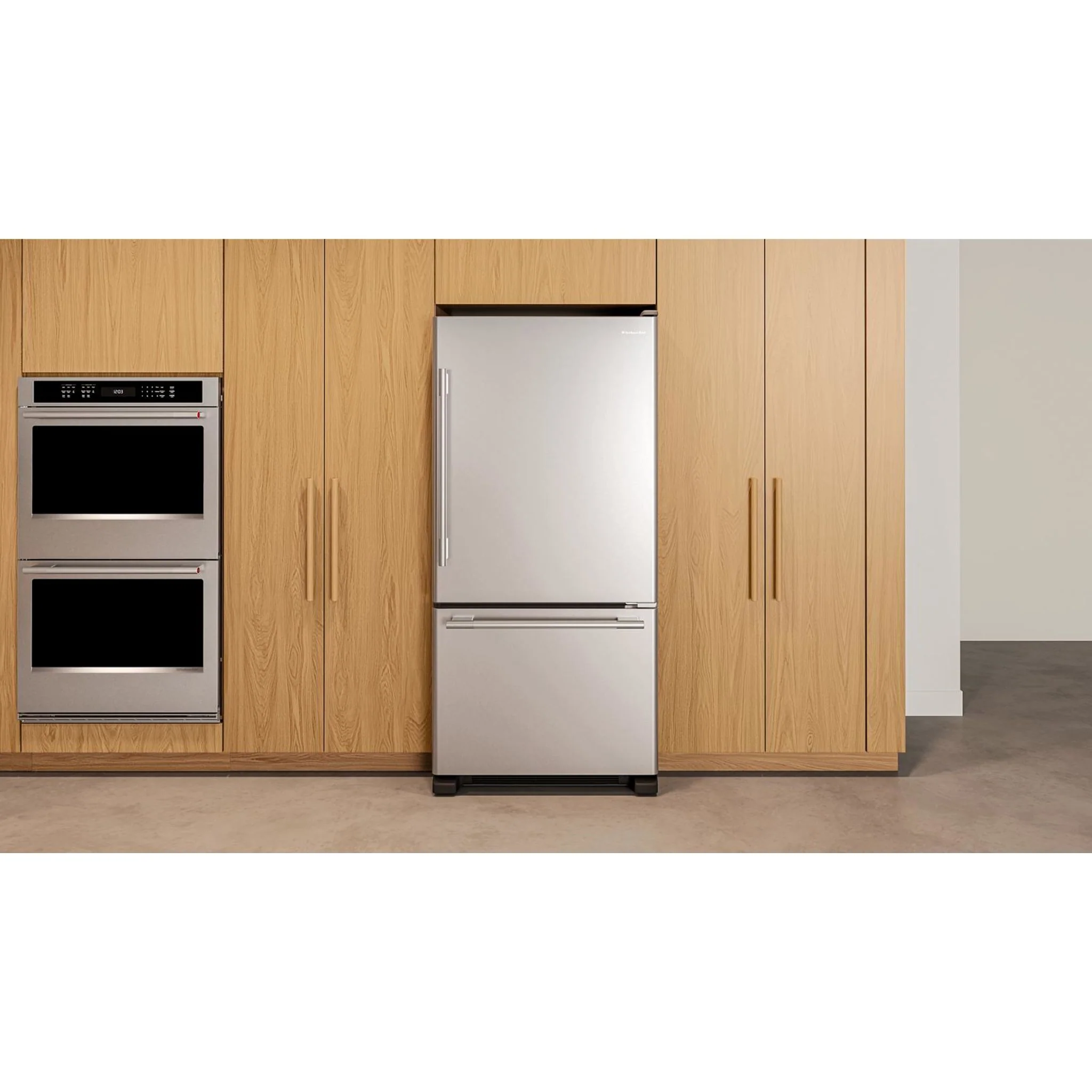 KitchenAid 22 Cu. Ft. 33-Inch Standard-Depth Bottom Mount Refrigerator with Right Door Swing - PrintShield Stainless (KRBR133SPS) - Image 10