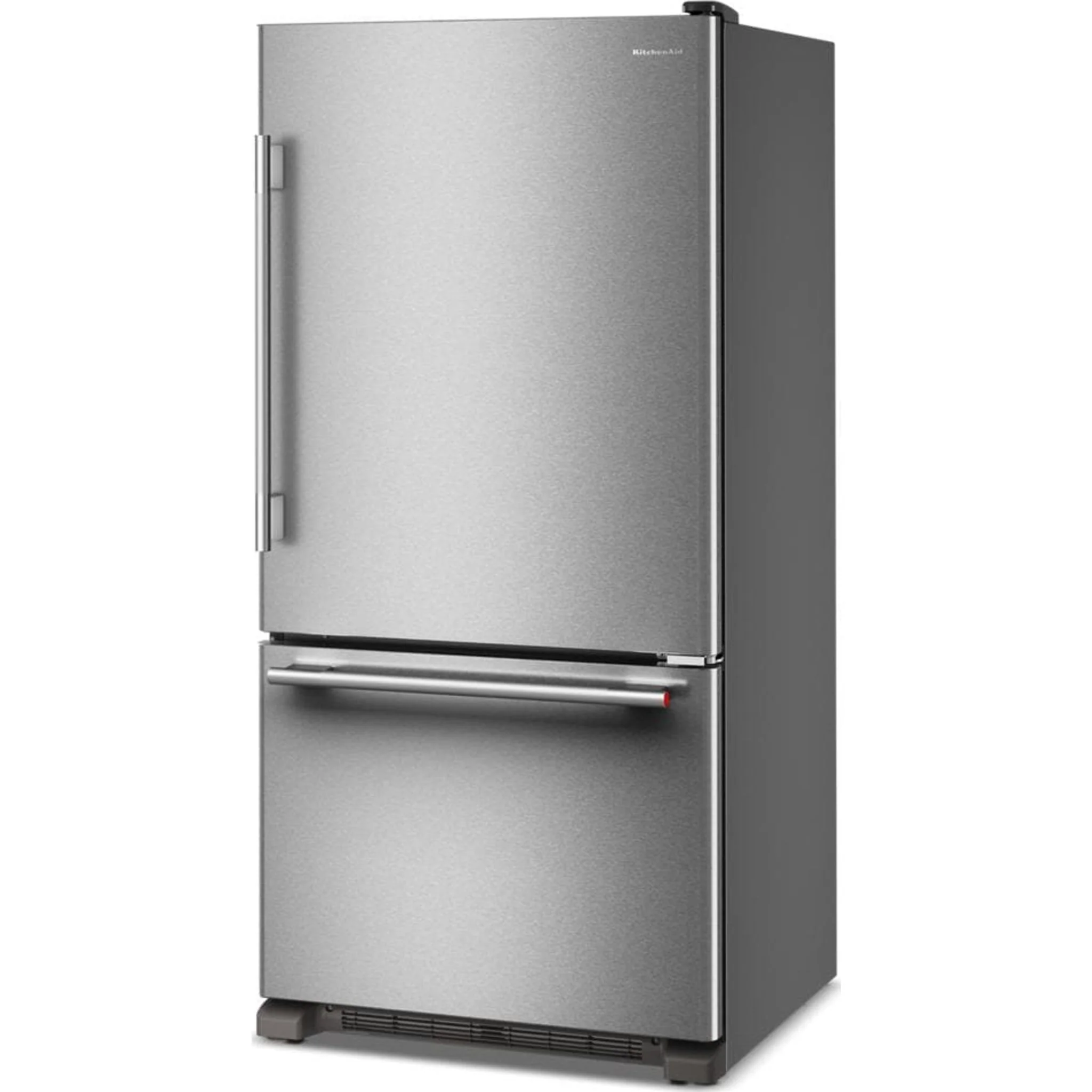KitchenAid 22 Cu. Ft. 33-Inch Standard-Depth Bottom Mount Refrigerator with Right Door Swing - PrintShield Stainless (KRBR133SPS) - Image 2