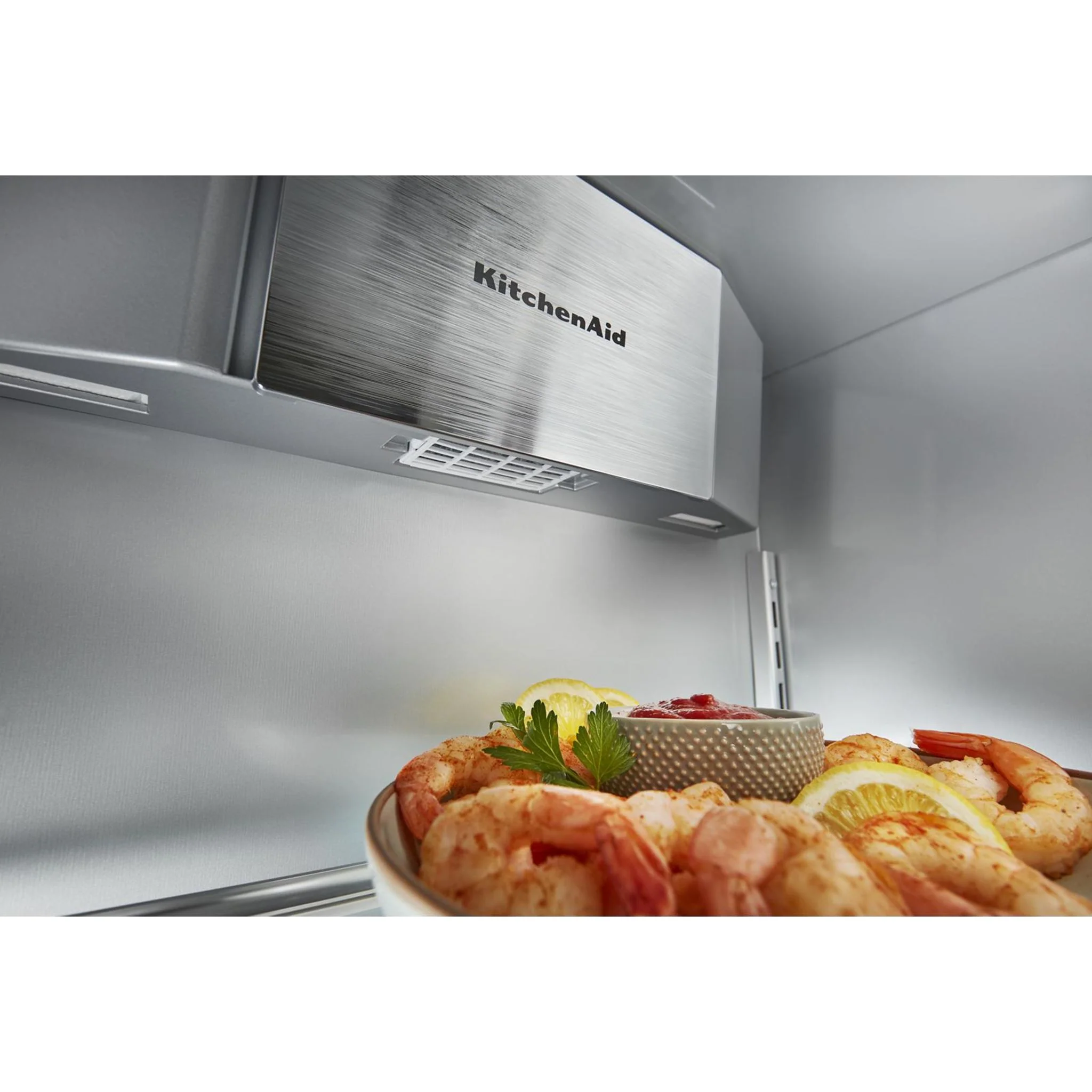 KitchenAid 25.5 Cu Ft. 42" Built-In Side-by-Side Refrigerator with Panel-Ready Doors - Panel Ready (KBSN702MPA) - Image 11