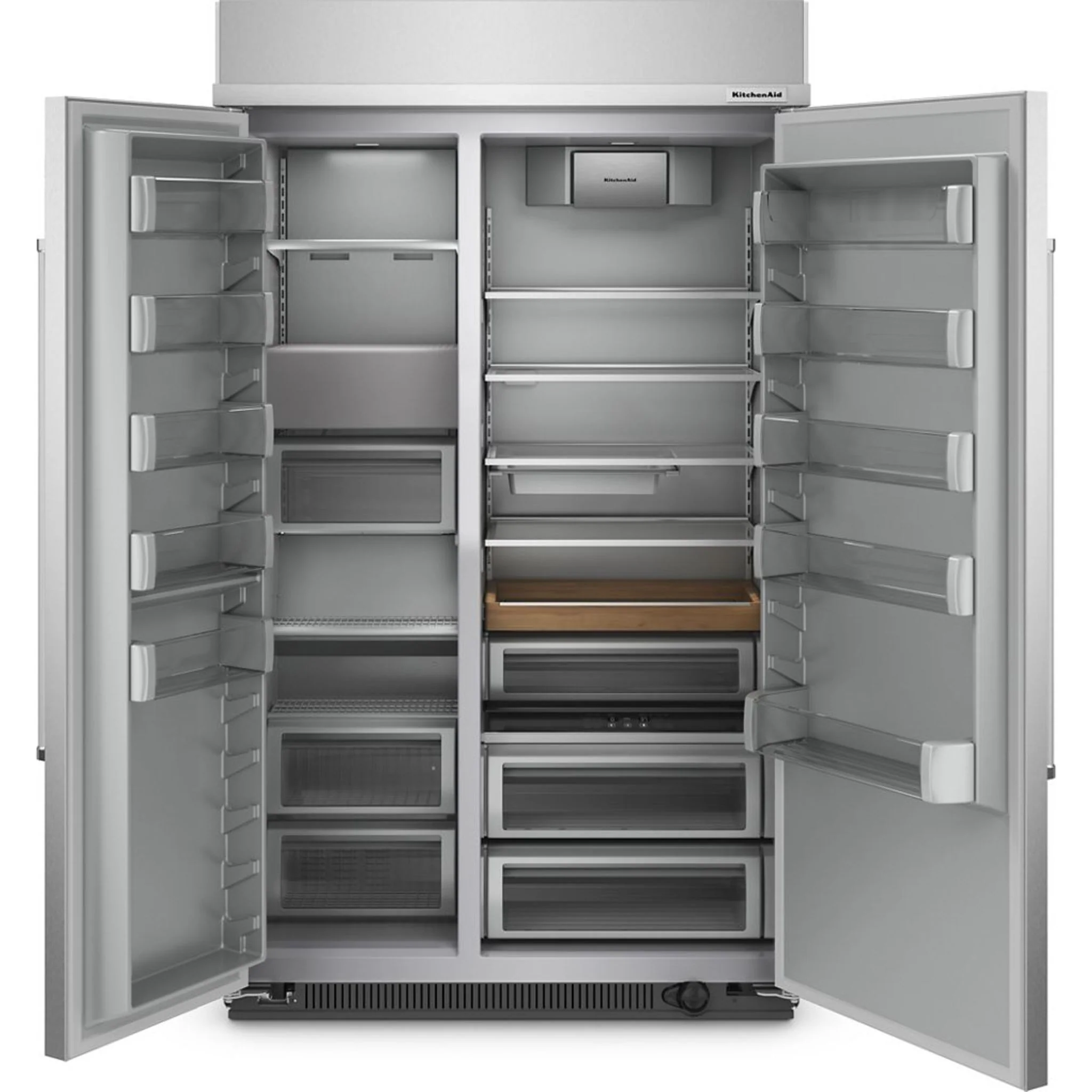 KitchenAid 25.5 Cu Ft. 42" Built-In Side-by-Side Refrigerator with Panel-Ready Doors - Panel Ready (KBSN702MPA) - Image 17