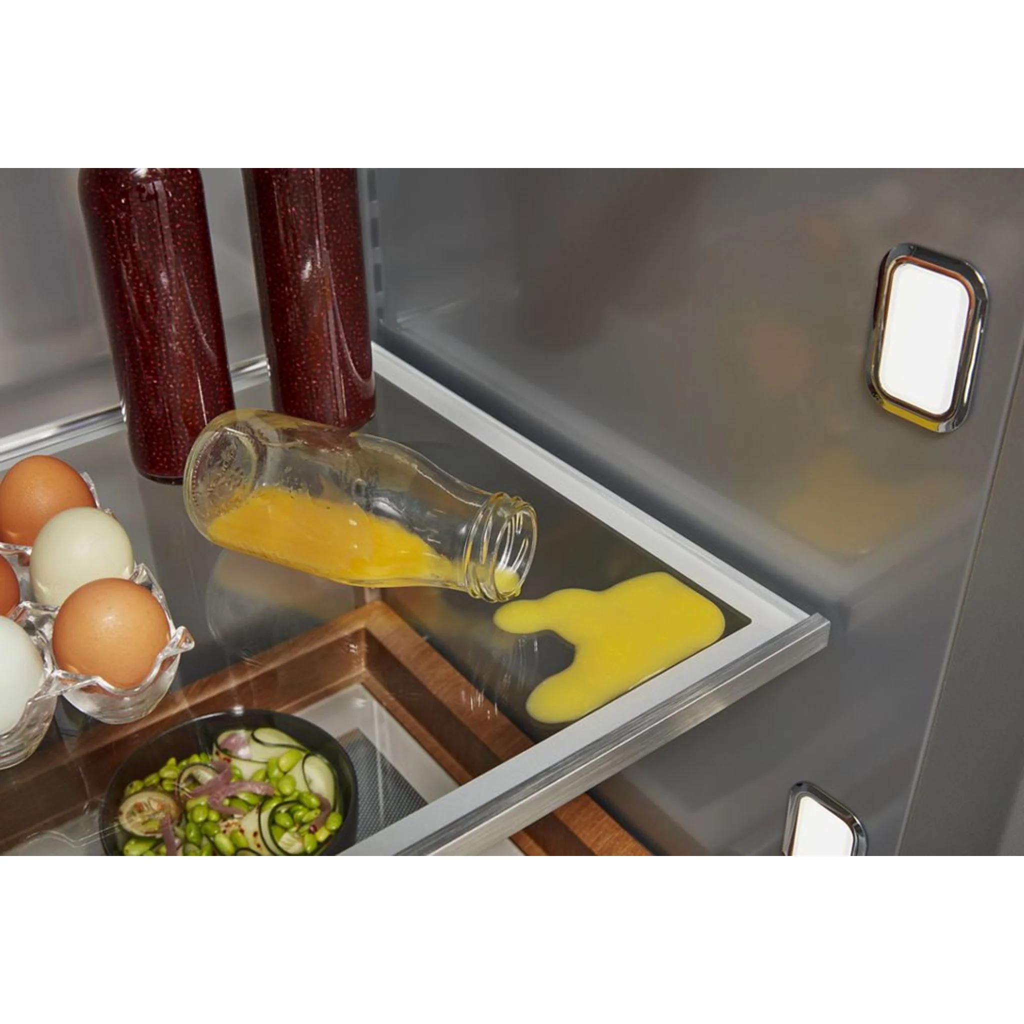 KitchenAid 25.5 Cu Ft. 42" Built-In Side-by-Side Refrigerator with Panel-Ready Doors - Panel Ready (KBSN702MPA) - Image 27