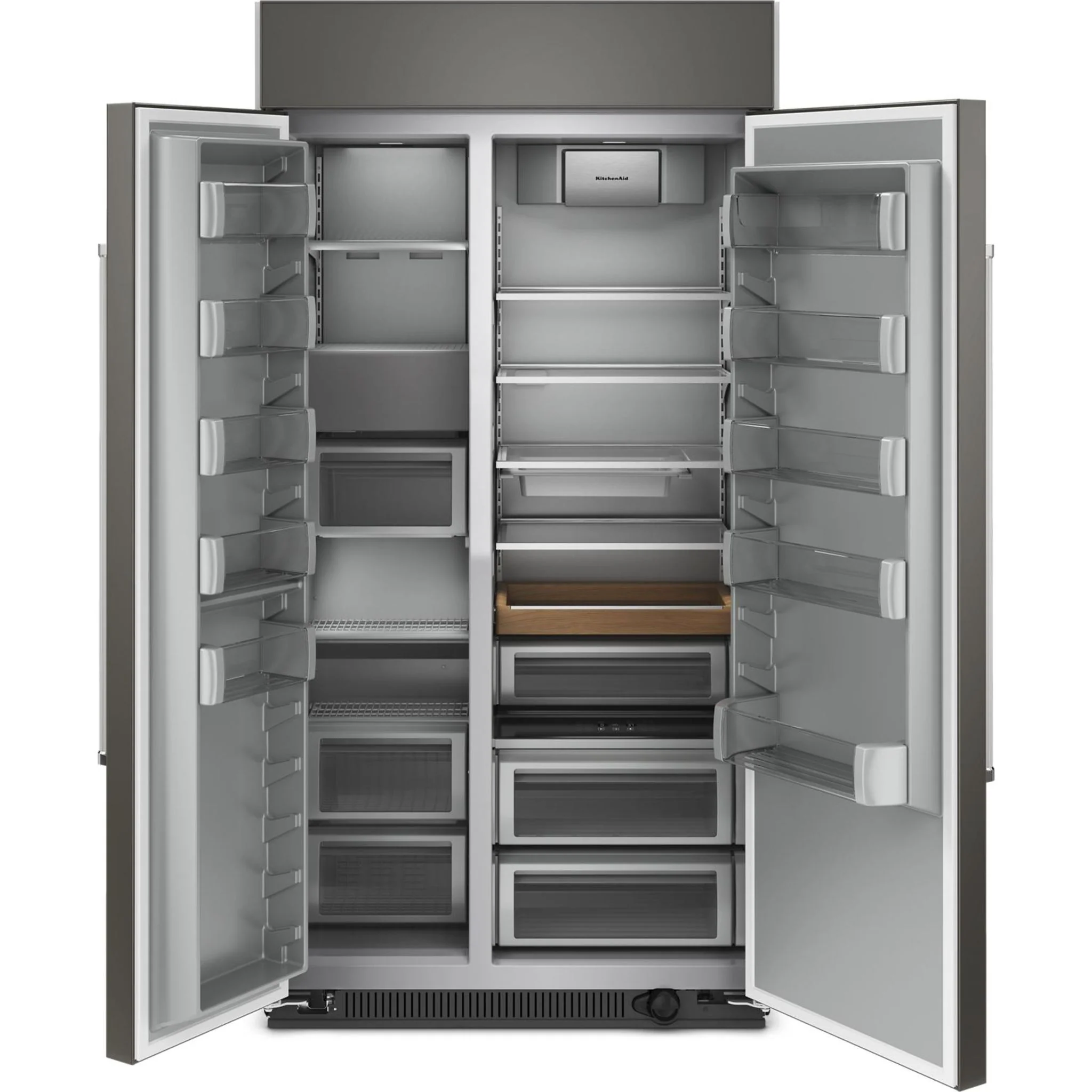 KitchenAid 25.5 Cu Ft. 42" Built-In Side-by-Side Refrigerator with Panel-Ready Doors - Panel Ready (KBSN702MPA) - Image 32