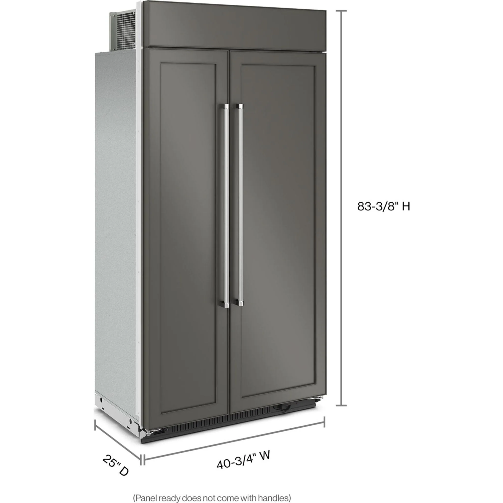 KitchenAid 25.5 Cu Ft. 42" Built-In Side-by-Side Refrigerator with Panel-Ready Doors - Panel Ready (KBSN702MPA) - Image 49