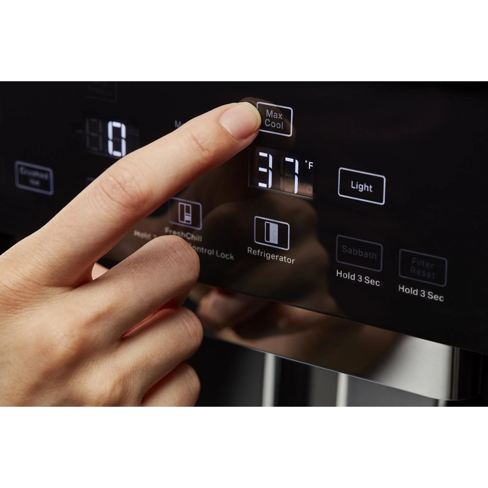 KitchenAid 30 cu.ft. 48" Built-In Side-by-Side Refrigerator with PrintShield Finish - Stainless Steel with PrintShield™ Finish (KBSN708MPS) - Image 11