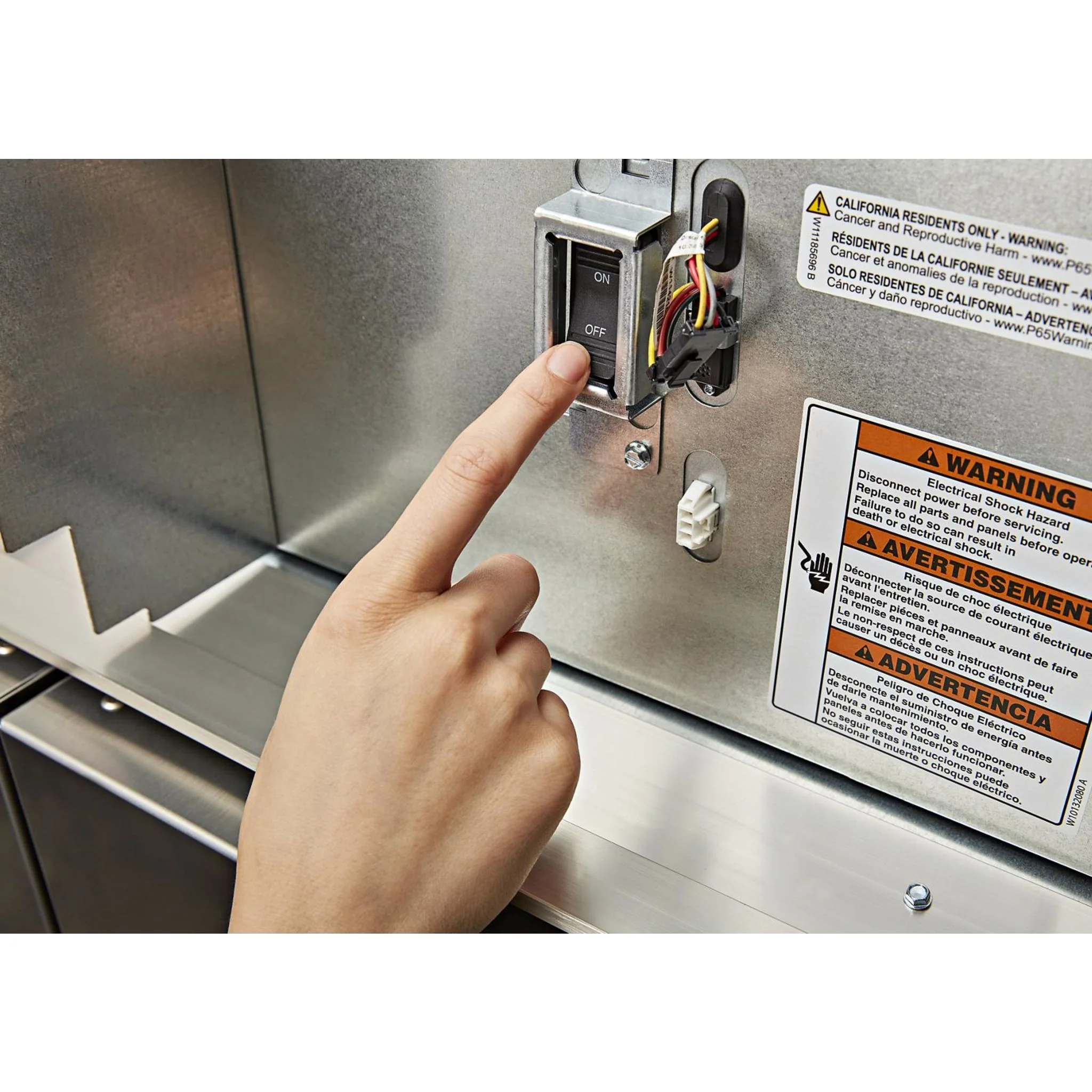 KitchenAid 30 cu.ft. 48" Built-In Side-by-Side Refrigerator with PrintShield Finish - Stainless Steel with PrintShield™ Finish (KBSN708MPS) - Image 17