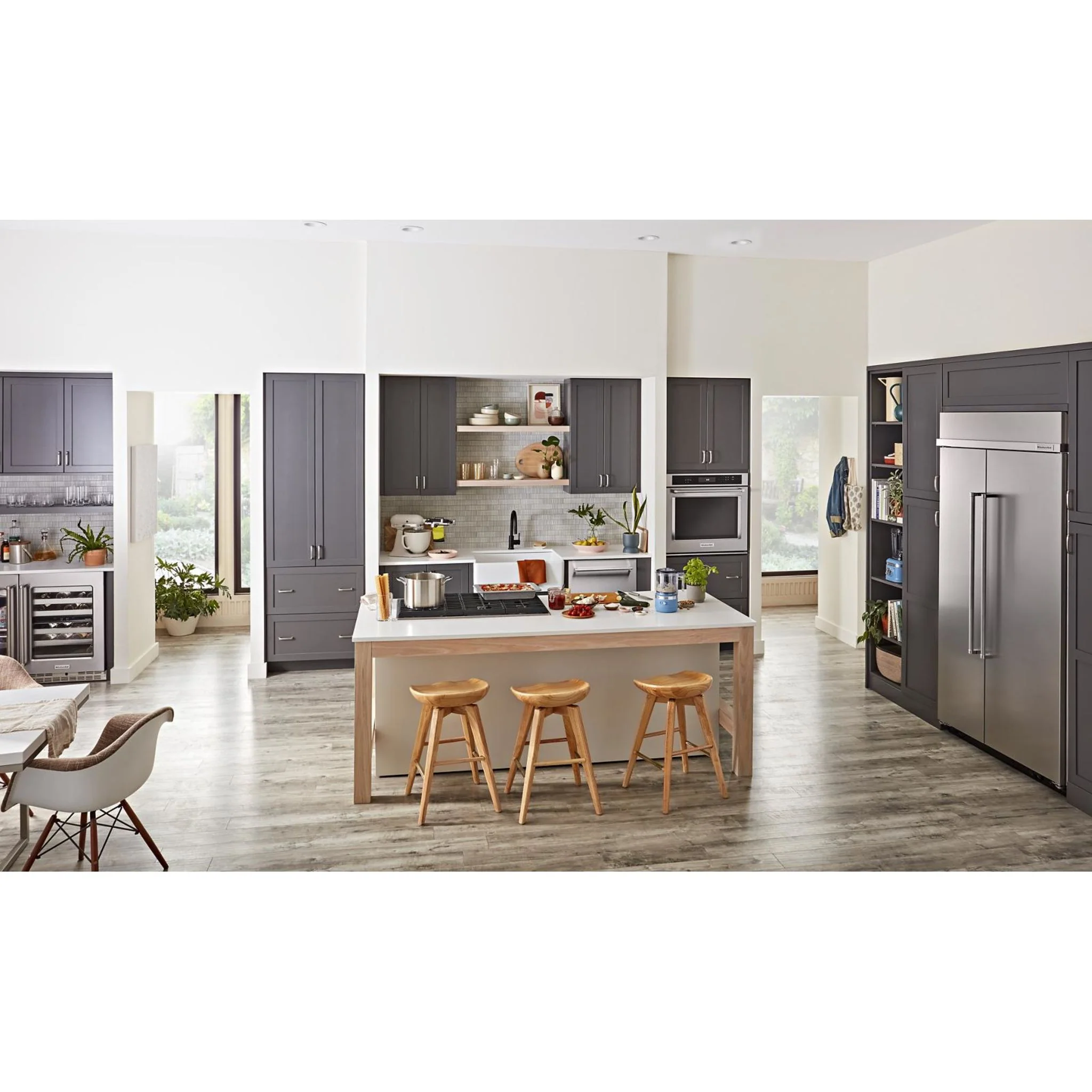 KitchenAid 30 cu.ft. 48" Built-In Side-by-Side Refrigerator with PrintShield Finish - Stainless Steel with PrintShield™ Finish (KBSN708MPS) - Image 29