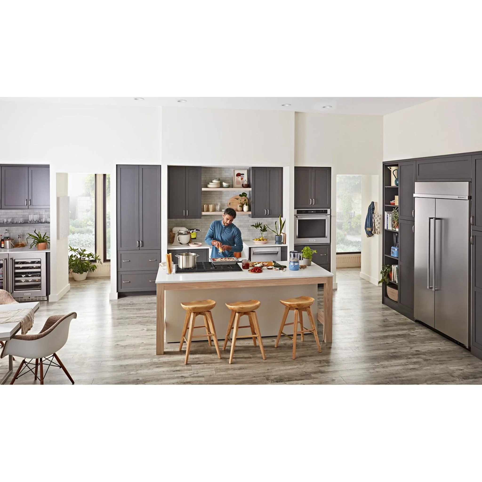 KitchenAid 30 cu.ft. 48" Built-In Side-by-Side Refrigerator with PrintShield Finish - Stainless Steel with PrintShield™ Finish (KBSN708MPS) - Image 31