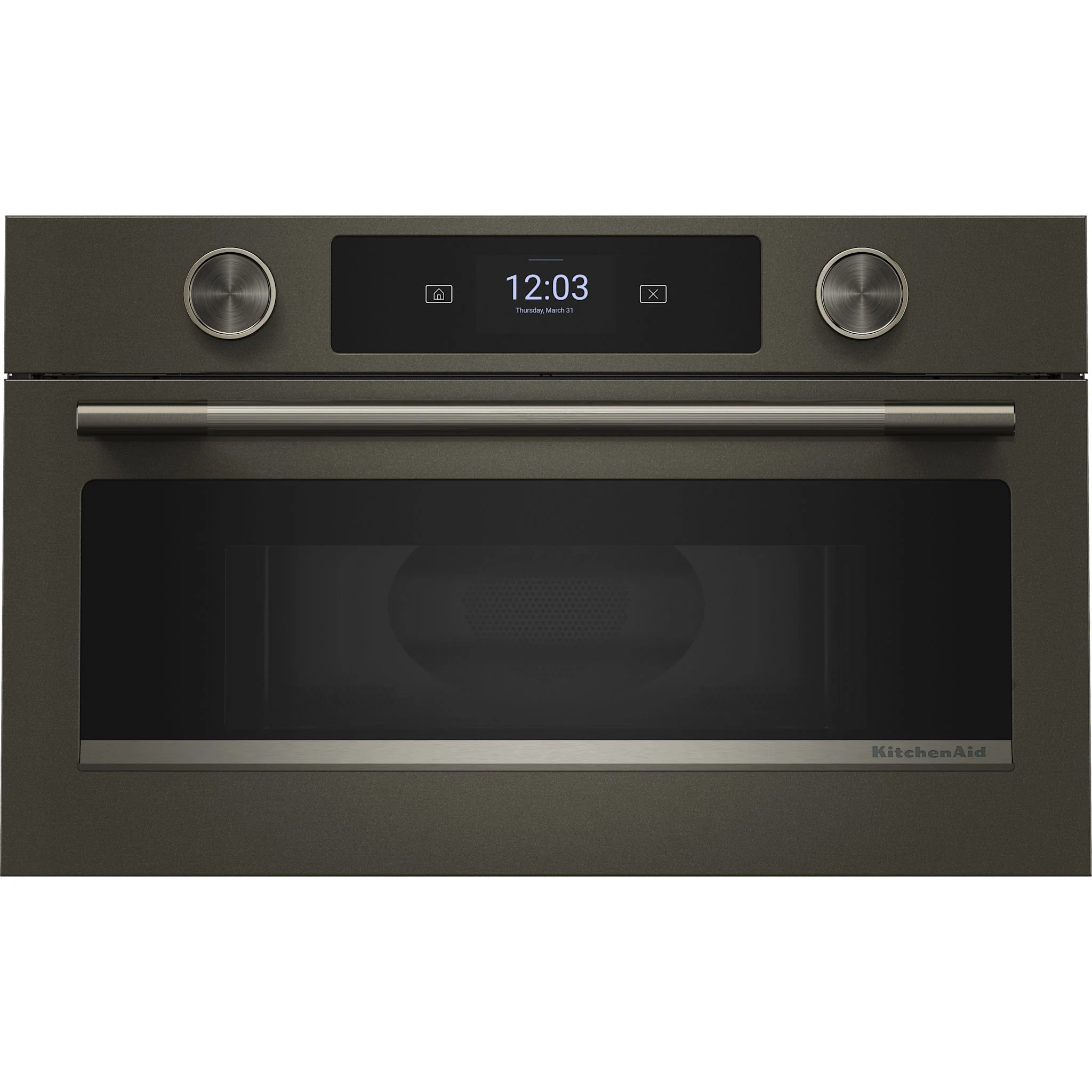 KitchenAid 30" Built In Microwave Oven with Air Fry -Black Ore (KMBS730SBE)