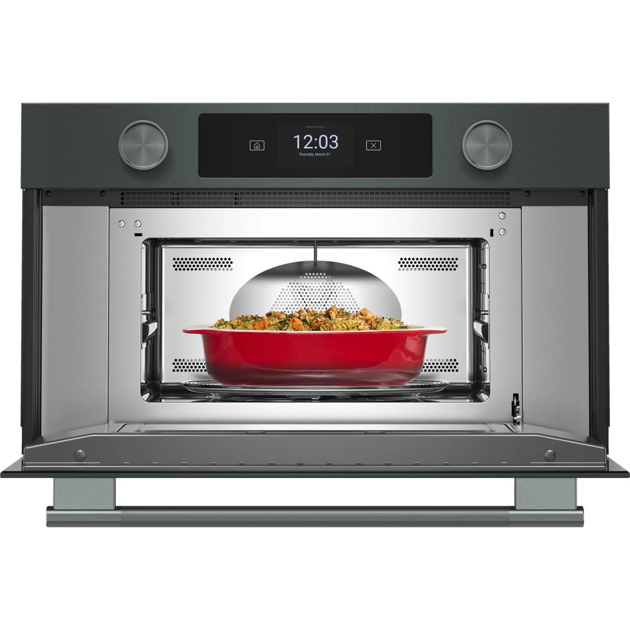 KitchenAid 30" Built In Microwave Oven with Air Fry -Juniper (KMBS730SJP) - Image 4