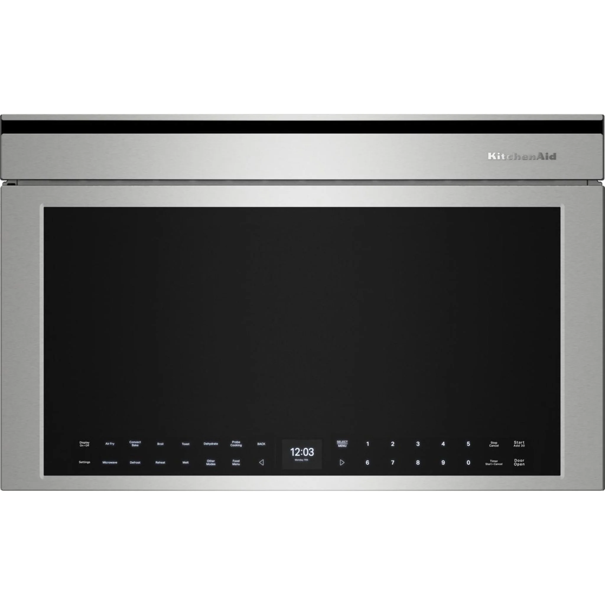 KitchenAid Built-In More-in-One Convection Microwave Oven with Air Fry Mode -PrintShield Stainless (YKMBT730SPS)