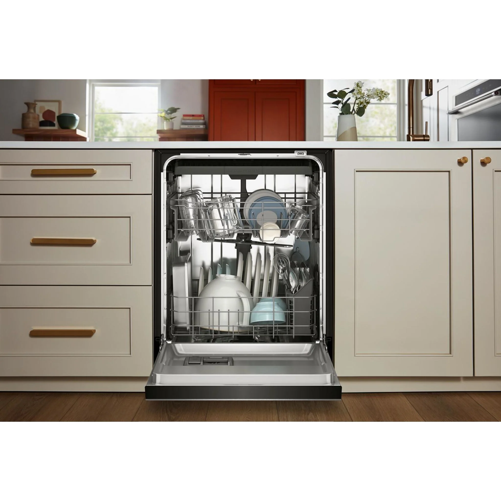 KitchenAid Third Level Utensil Rack Dishwasher with 30+ Total Wash Jets in PrintShieldFinish, 47 dBA -PrintShield Stainless (KDFS224SPS) - Image 8