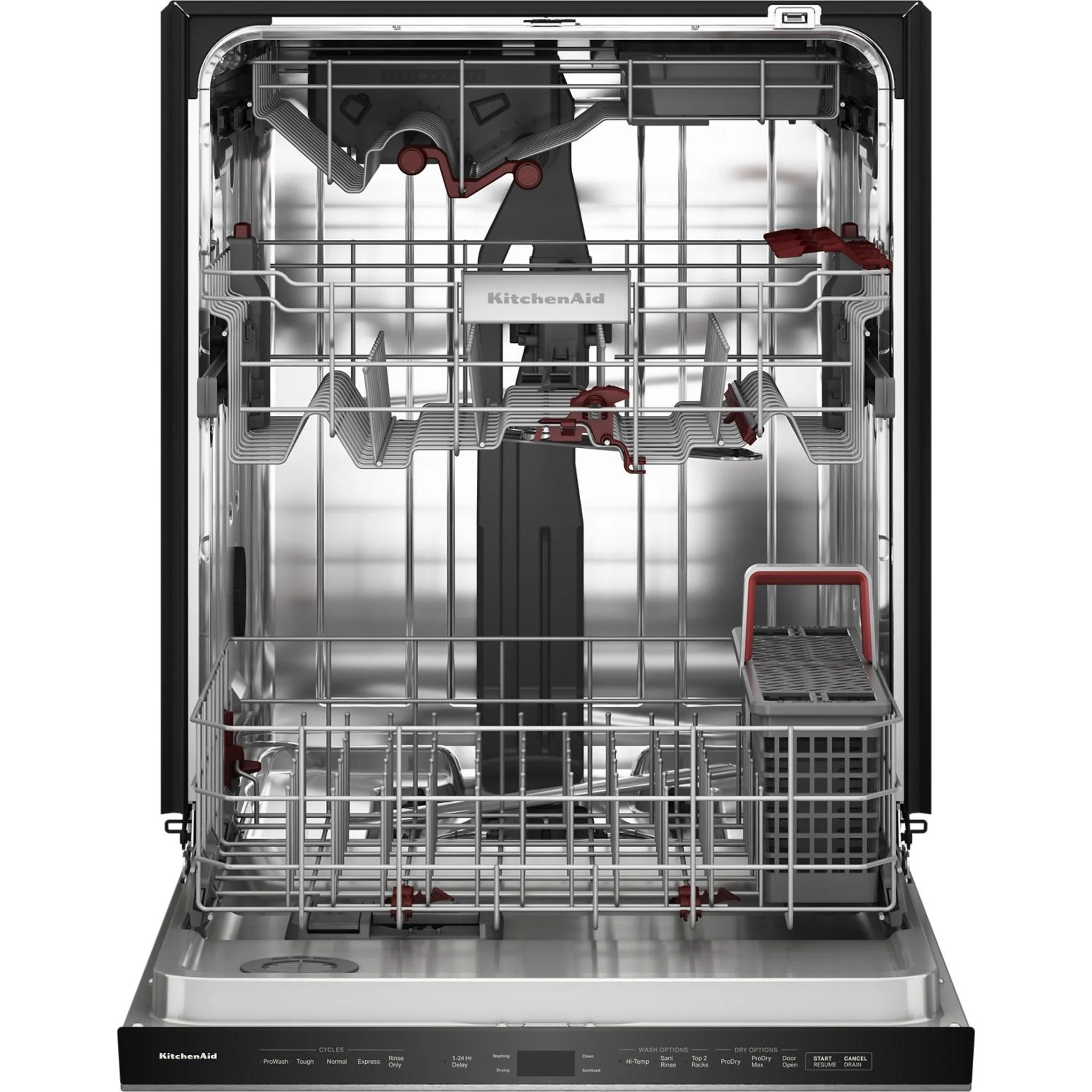 KitchenAid 360 Max JetsThird Rack Dishwasher with Advanced ProDrySystem, 44 dBA -Black Ore (KDPS624SBE) - Image 16