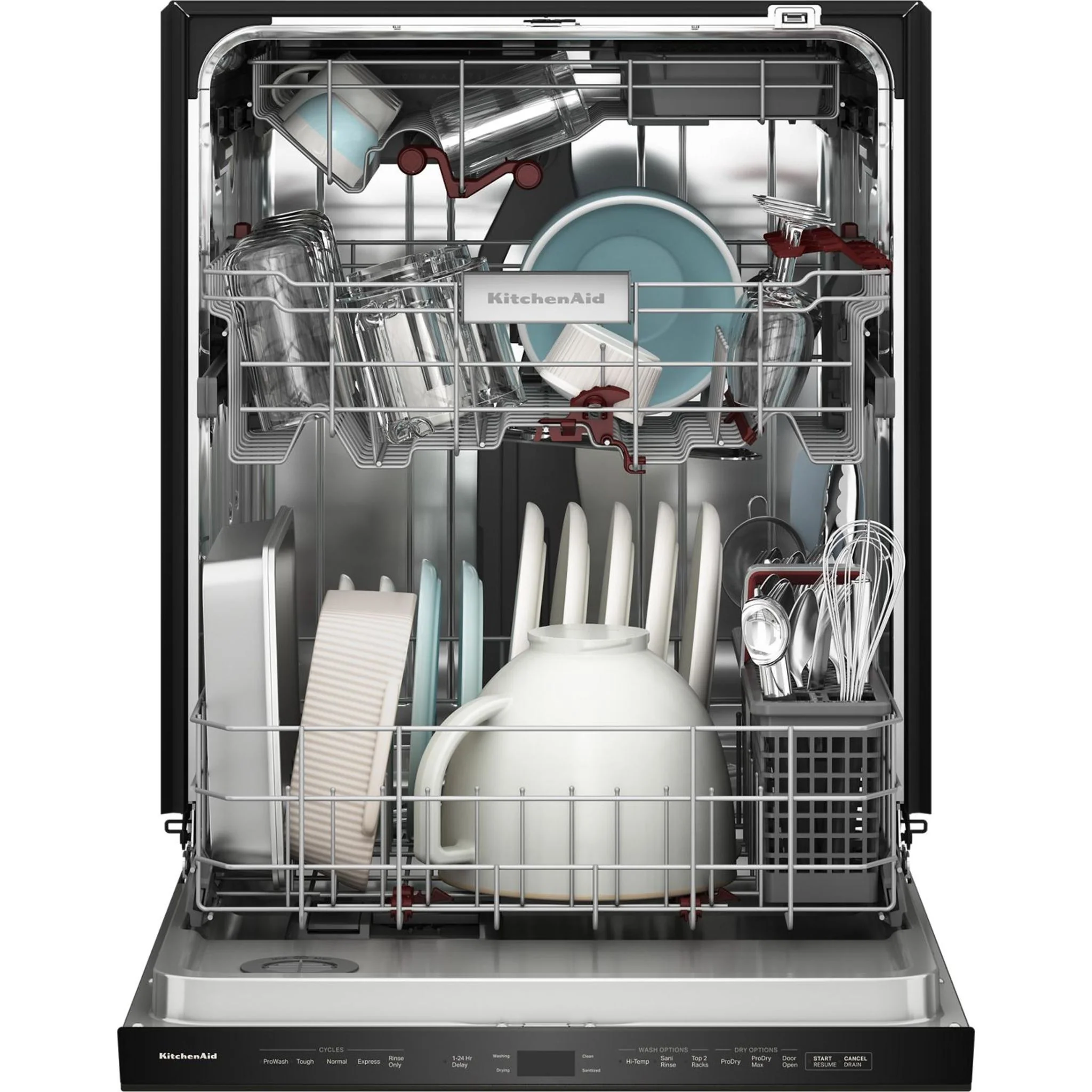 KitchenAid 360 Max JetsThird Rack Dishwasher with Advanced ProDrySystem, 44 dBA -Black Ore (KDPS624SBE) - Image 19