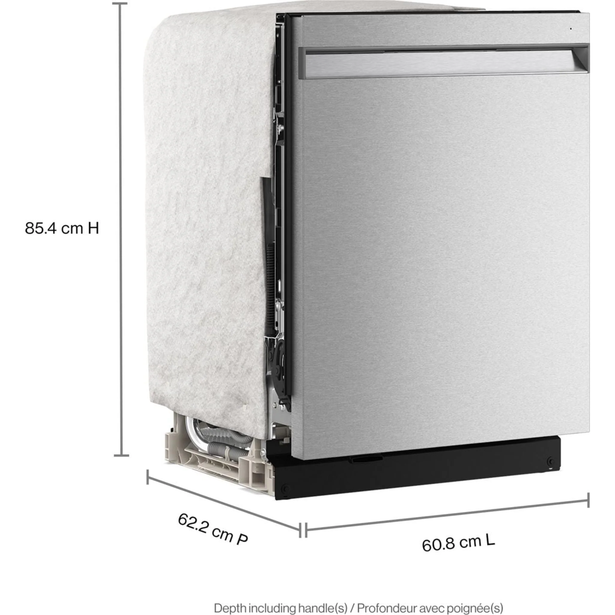 KitchenAid 360 Max JetsThird Rack Dishwasher with Advanced ProDrySystem, 44 dBA -PrintShield Stainless (KDPS624SPS) - Image 19