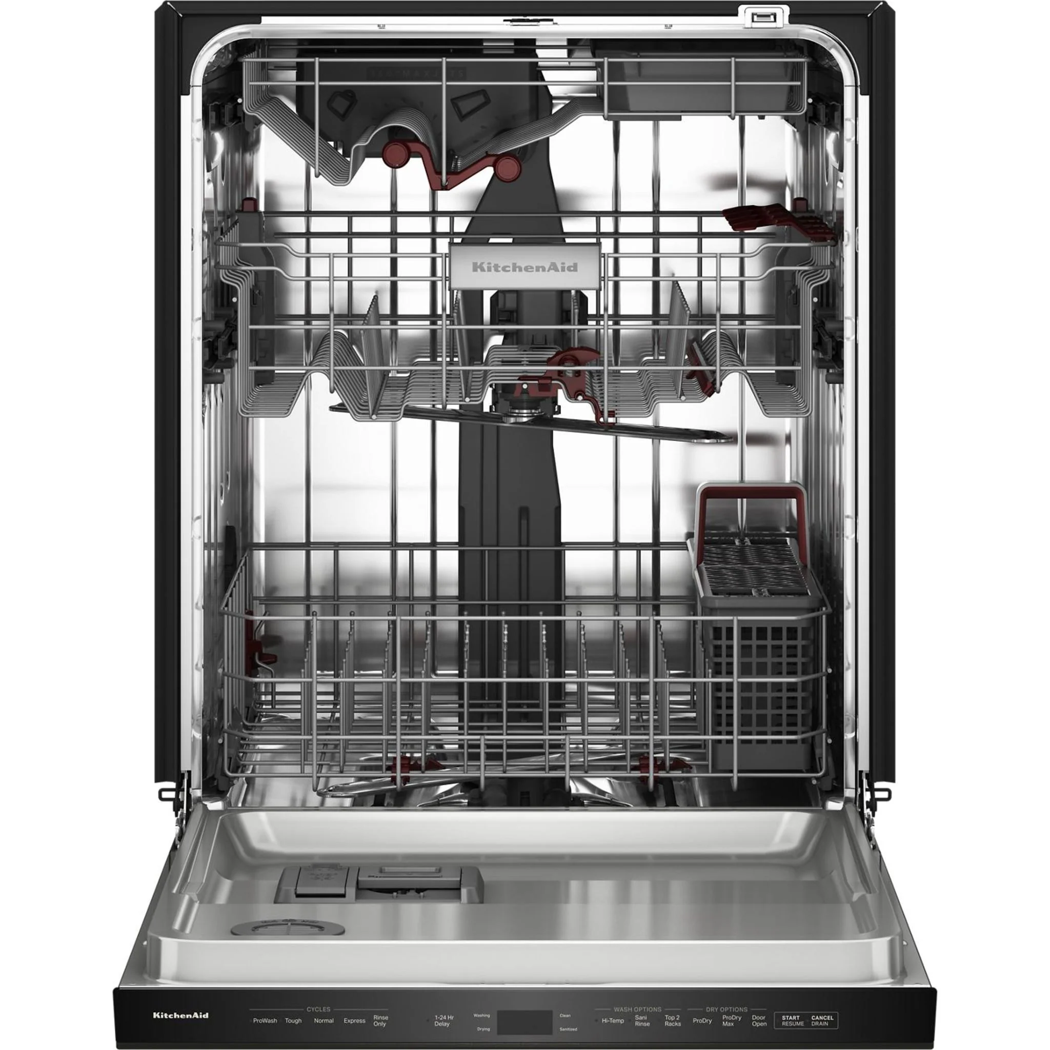 KitchenAid 360 Max JetsThird Rack Dishwasher with Advanced ProDrySystem and Ultra-bright LED Lighting, 44 dBA -Black Ore (KDPS724SBE) - Image 7