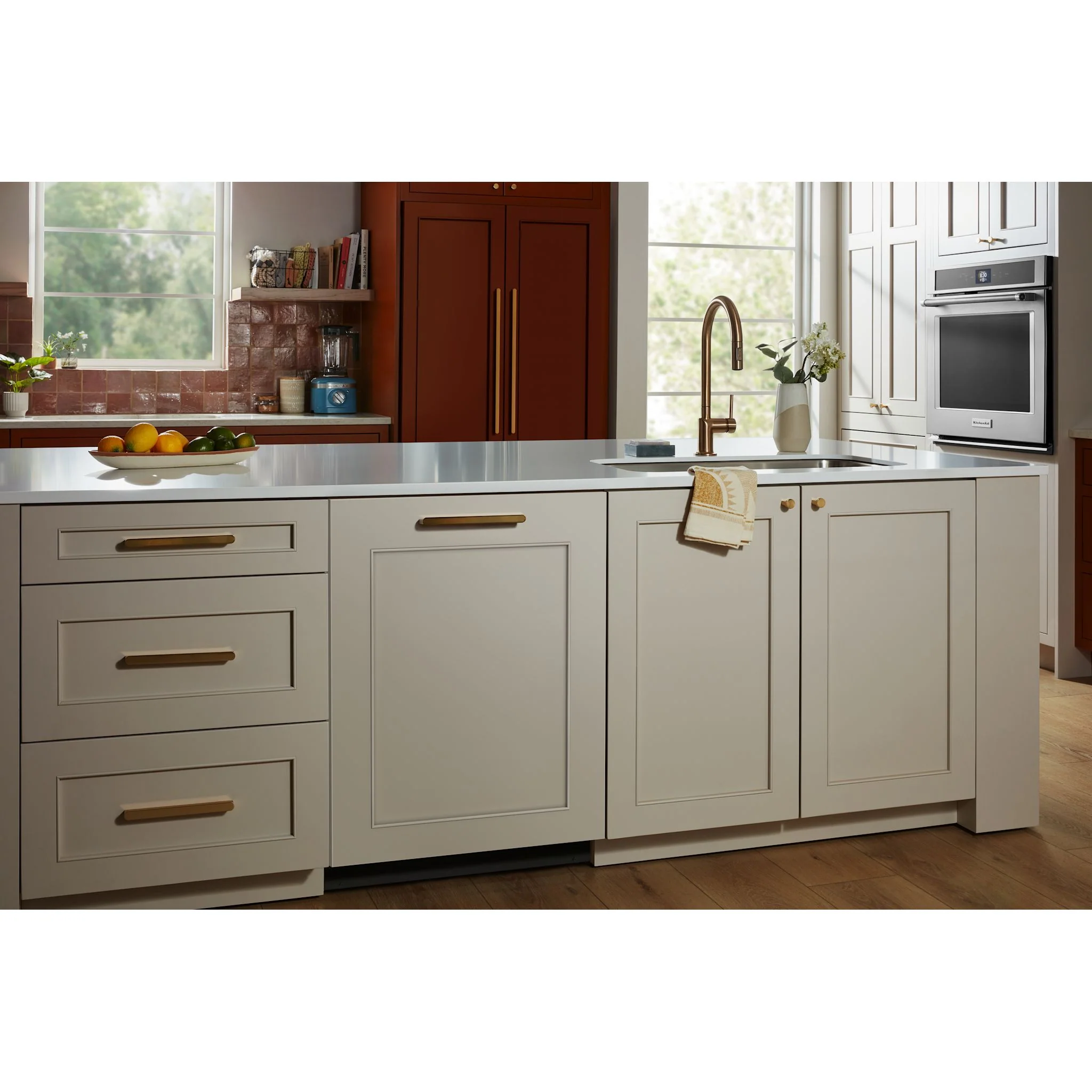 KitchenAid 39 dBA PrintShieldFinish Flush-to-Cabinet Dishwasher with FreeFlexFit Third Level Rack -Panel Ready (KDTF924PPA) - Image 9